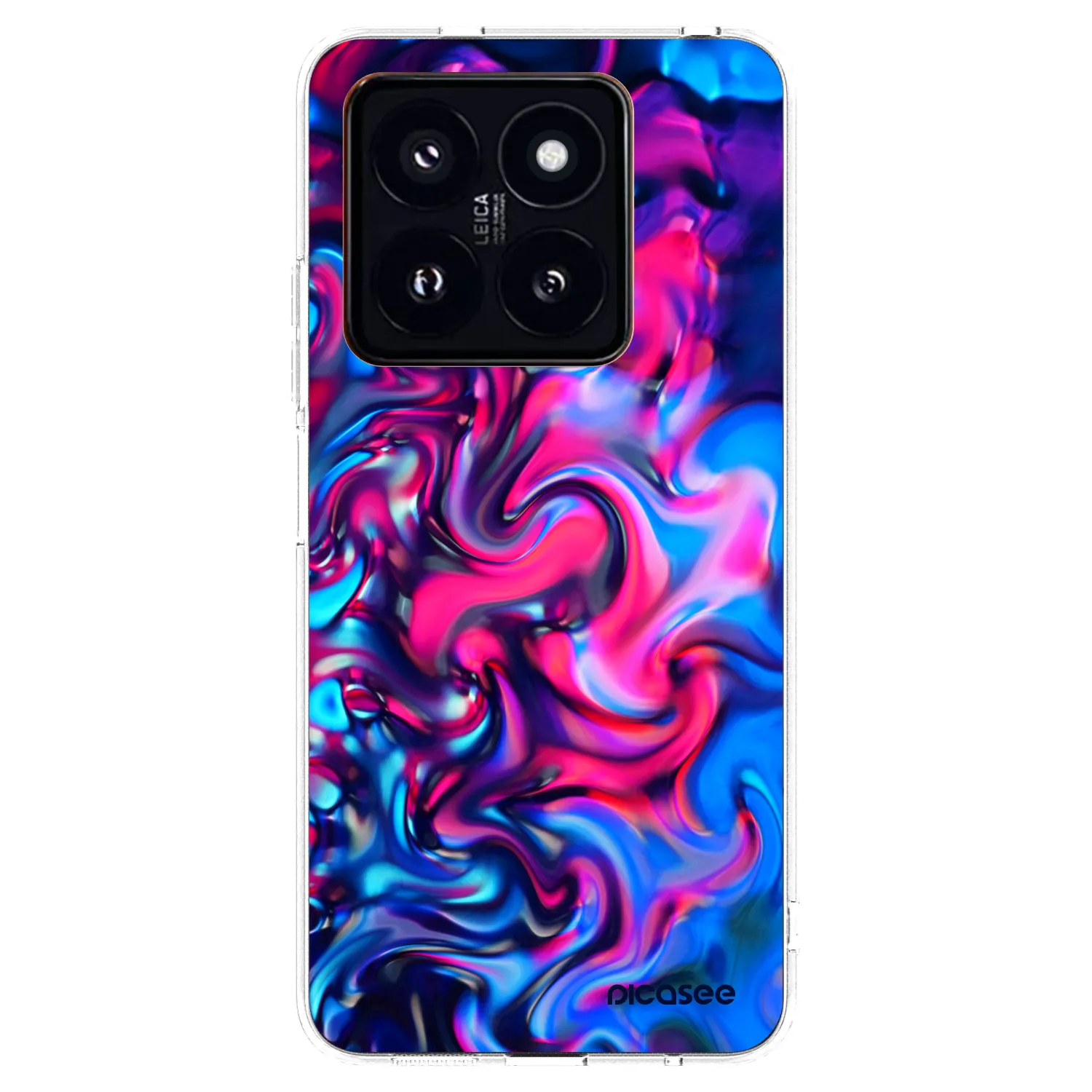 Picasee husă transparentă din silicon pentru Xiaomi 14 Pro - Redlight