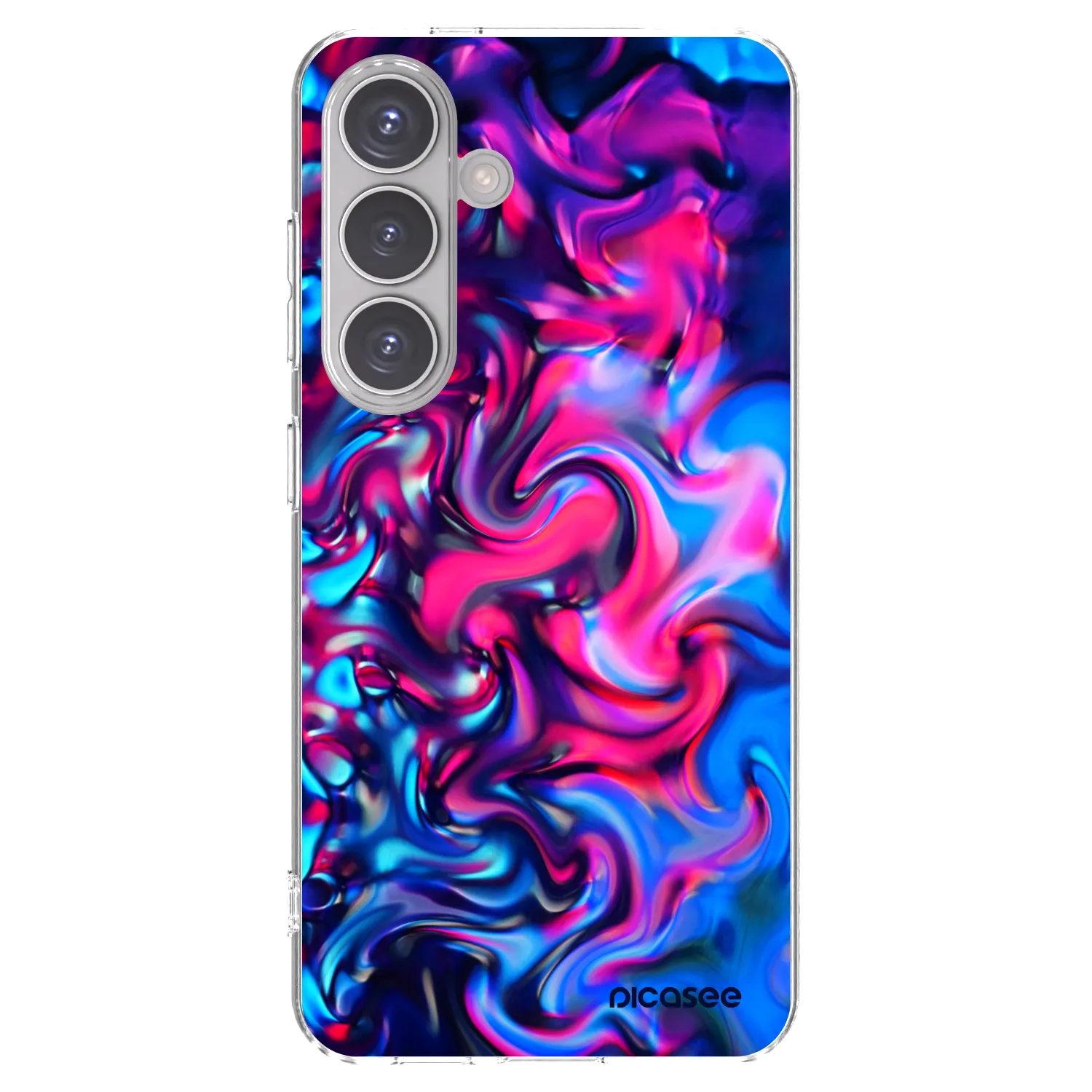 Picasee husă transparentă din silicon pentru Samsung Galaxy S24 S921B 5G - Redlight