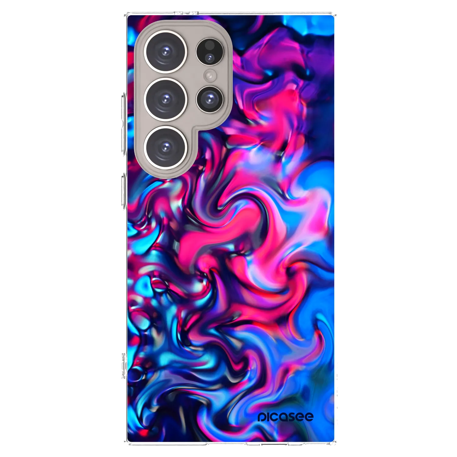 Picasee husă transparentă din silicon pentru Samsung Galaxy S24 Ultra S928B 5G - Redlight