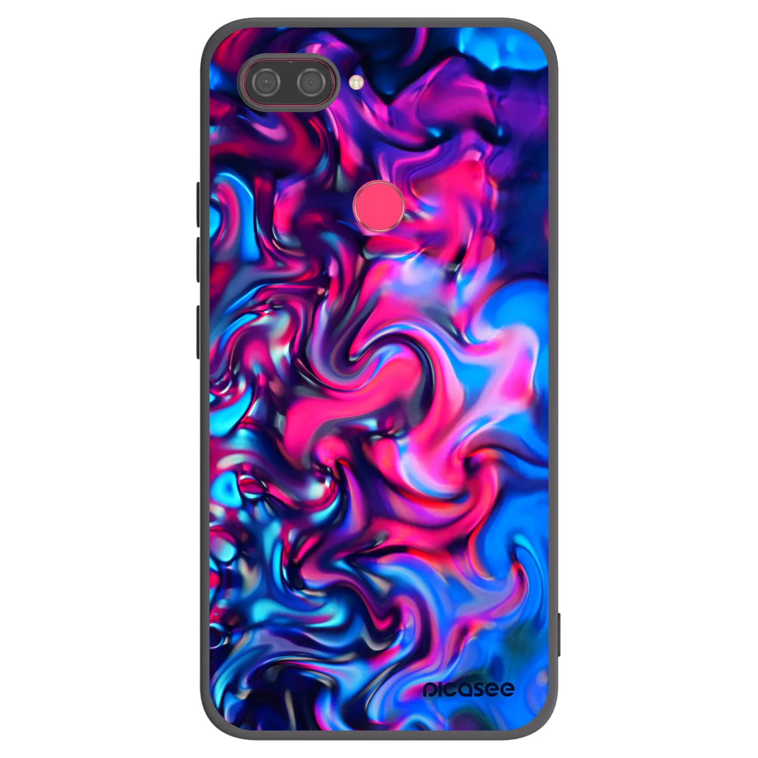 Picasee husă neagră din silicon pentru Xiaomi Mi 8 Lite - Redlight