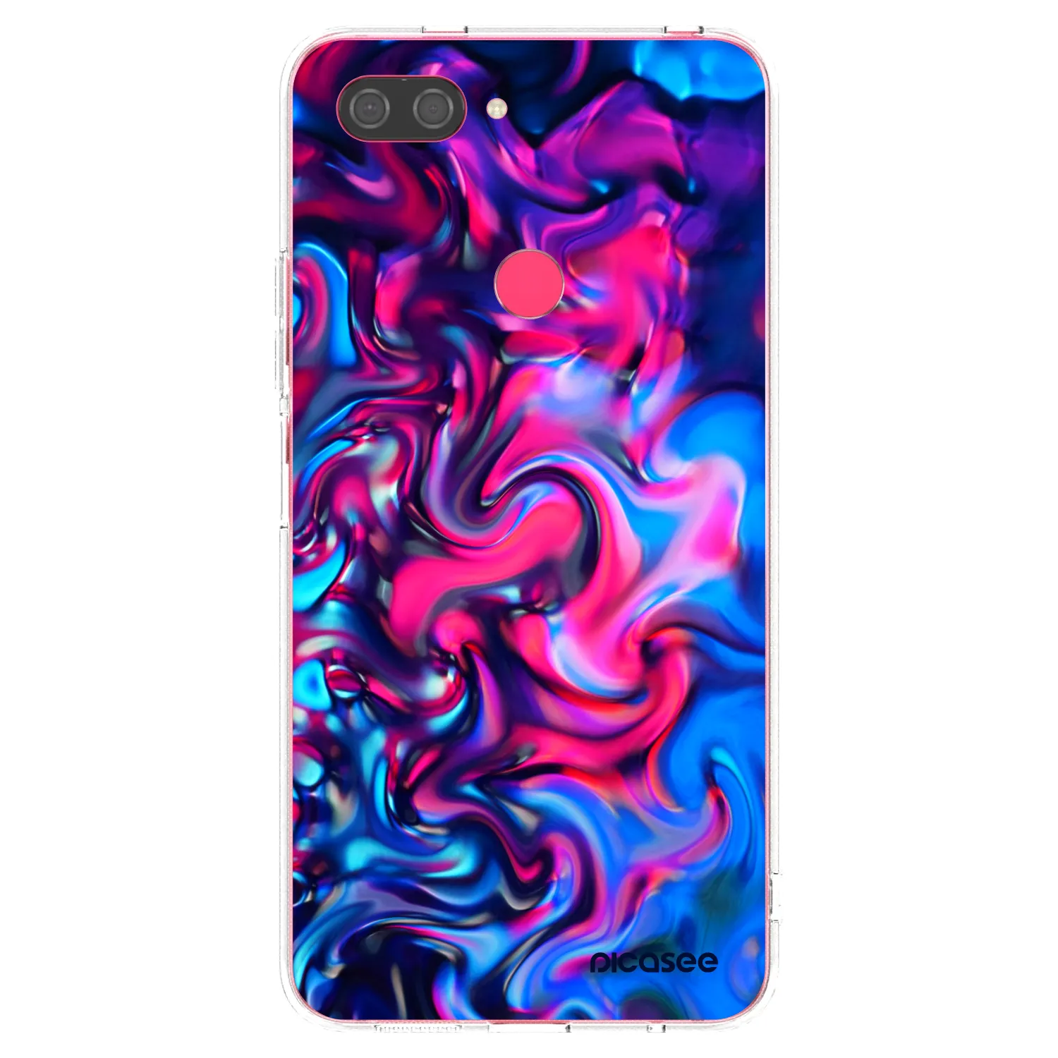 Picasee husă transparentă din silicon pentru Xiaomi Mi 8 Lite - Redlight