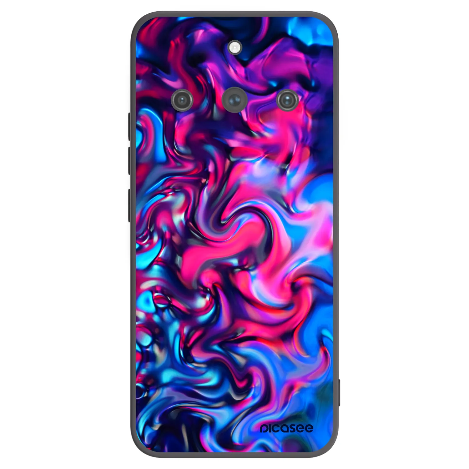 Picasee husă neagră din silicon pentru Realme 11 Pro+ - Redlight