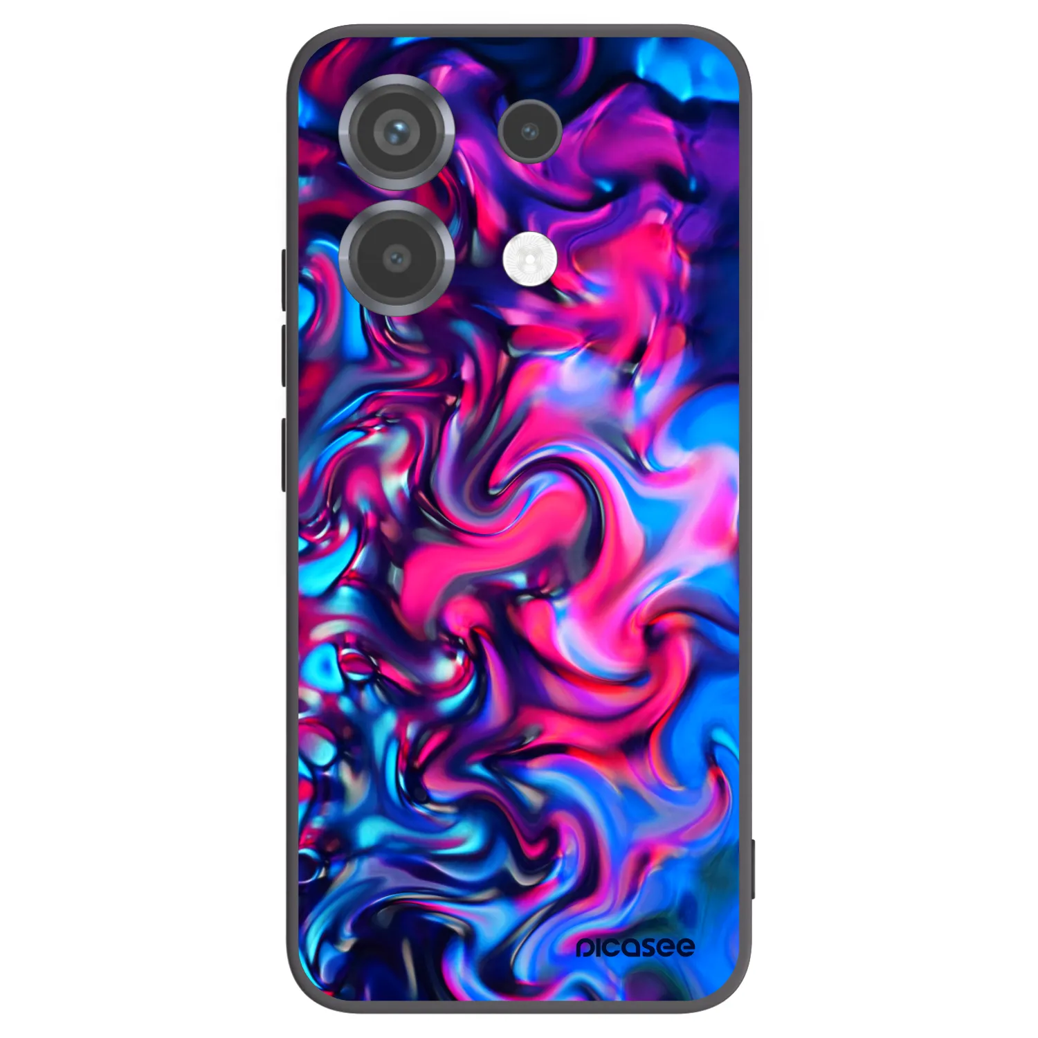 Picasee husă neagră din silicon pentru Xiaomi Poco X6 - Redlight