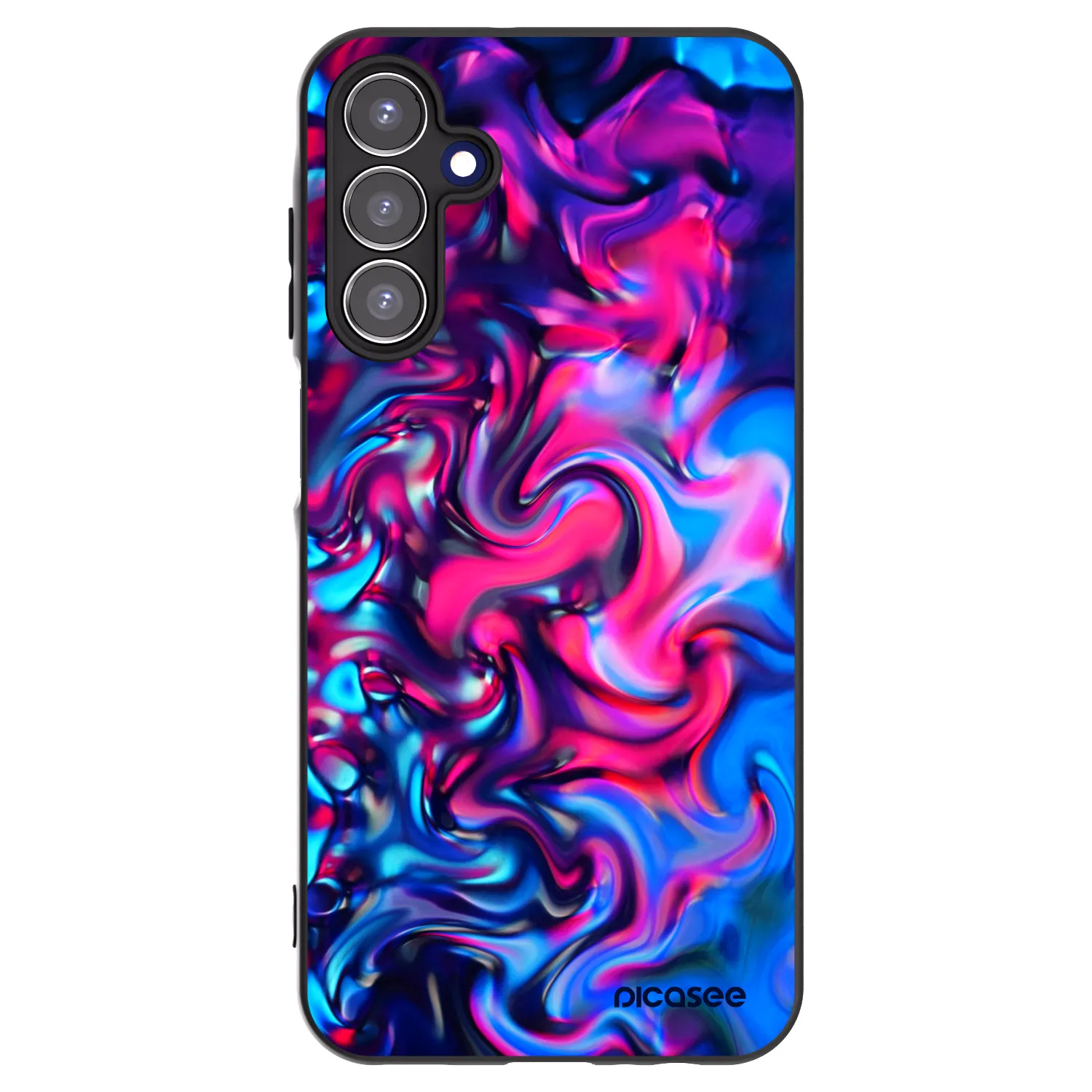 Picasee husă neagră din silicon pentru Samsung Galaxy A15 A155F 4G - Redlight