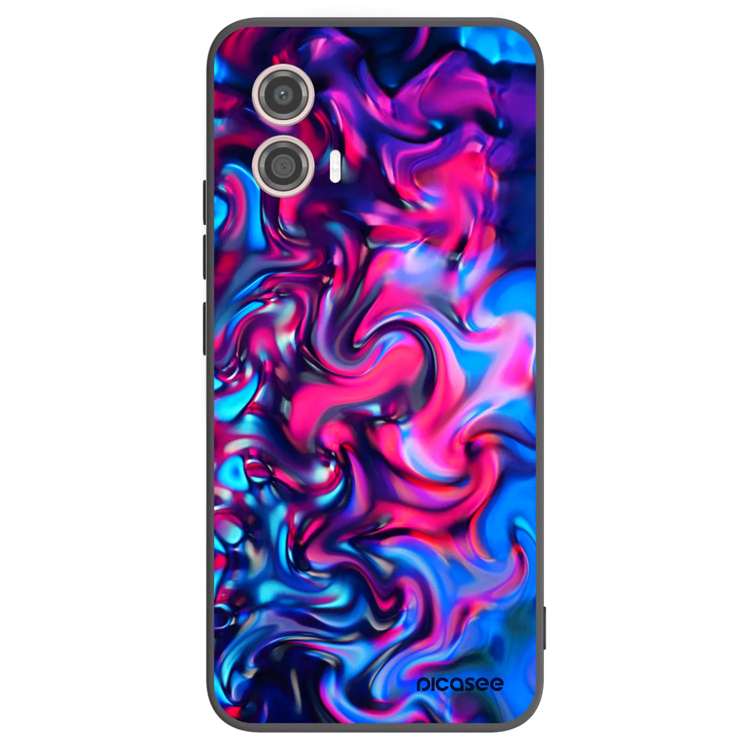 Picasee husă neagră din silicon pentru Motorola Moto G53 5G - Redlight