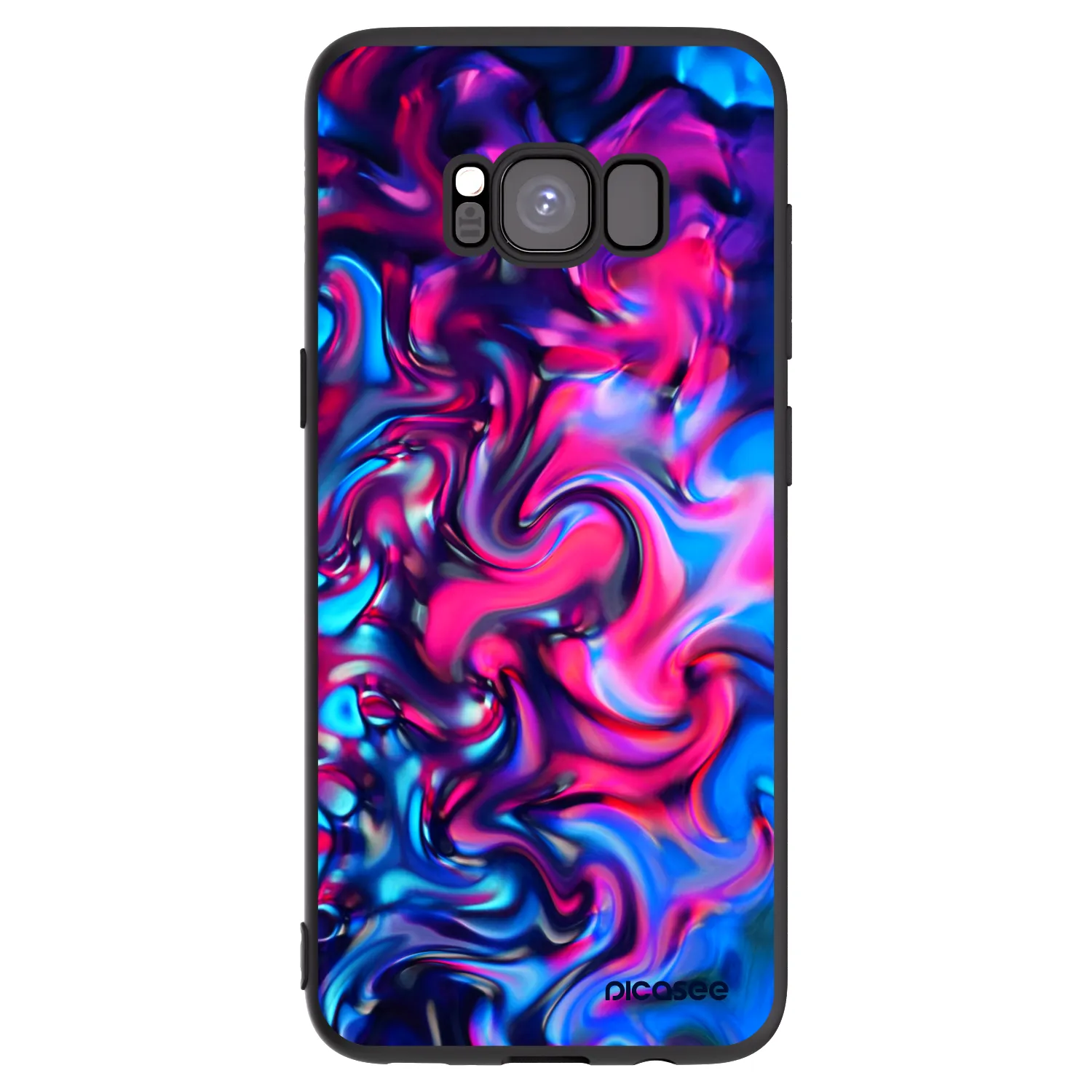 Picasee husă neagră din silicon pentru Samsung Galaxy S8 G950F - Redlight