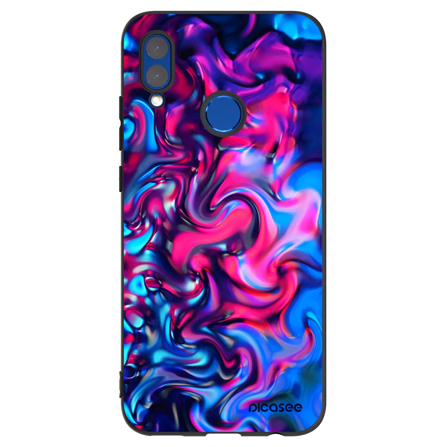 Picasee husă neagră din silicon pentru Huawei P Smart 2019 - Redlight