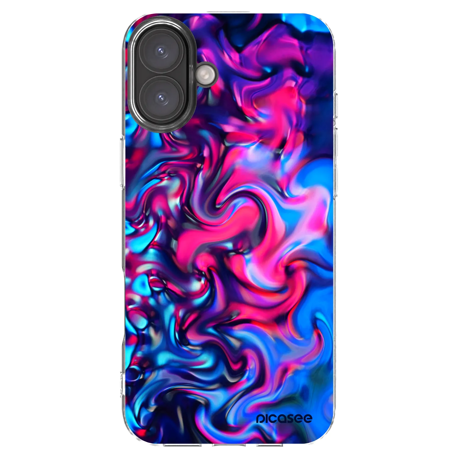 Picasee husă transparentă din silicon pentru Apple iPhone 16 Plus - Redlight