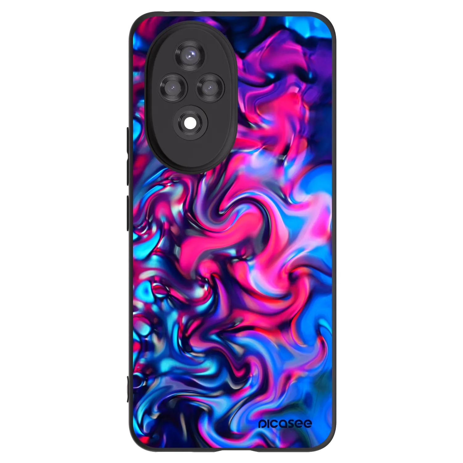 Picasee husă neagră din silicon pentru Honor 200 5G - Redlight