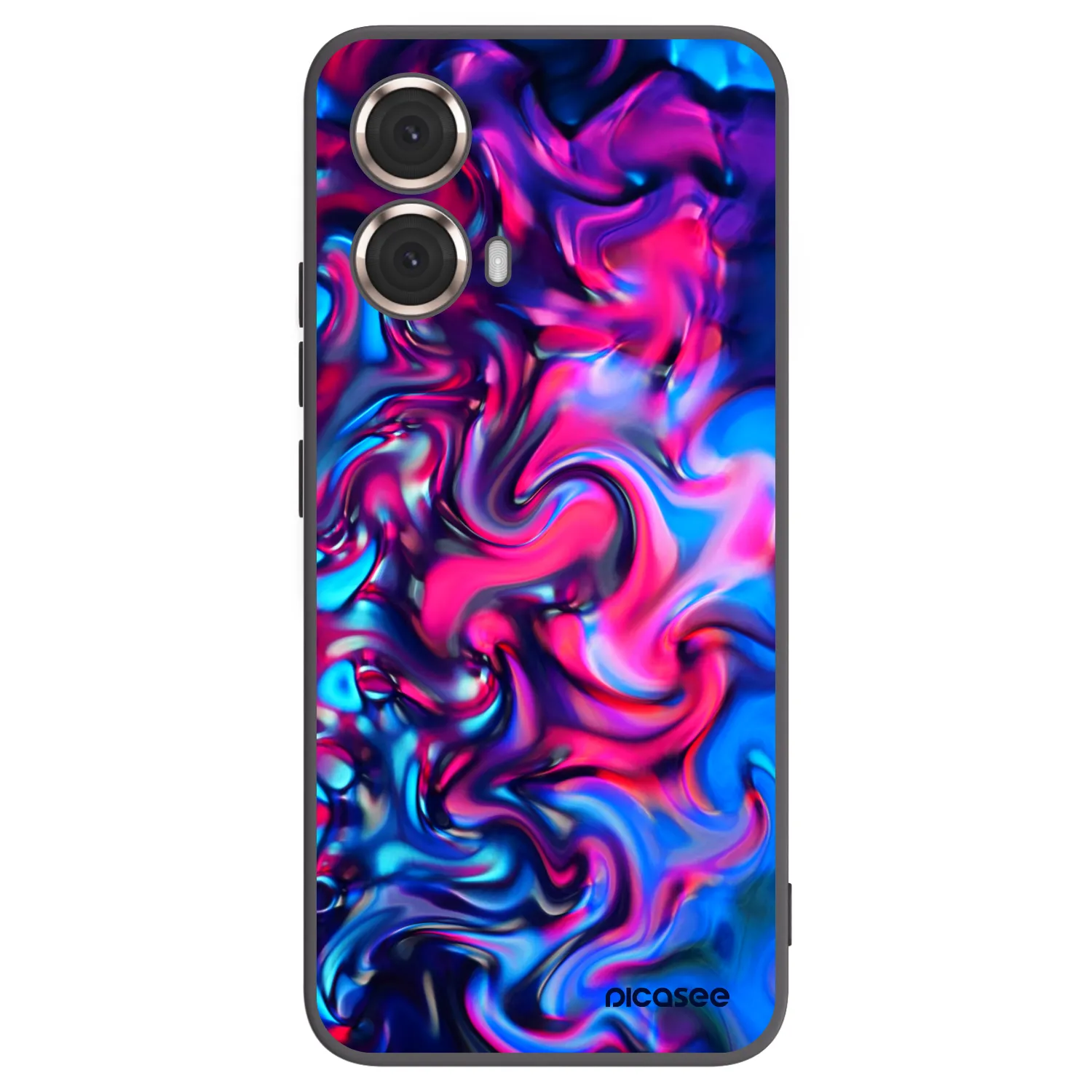 Picasee husă neagră din silicon pentru Motorola Moto G85 - Redlight