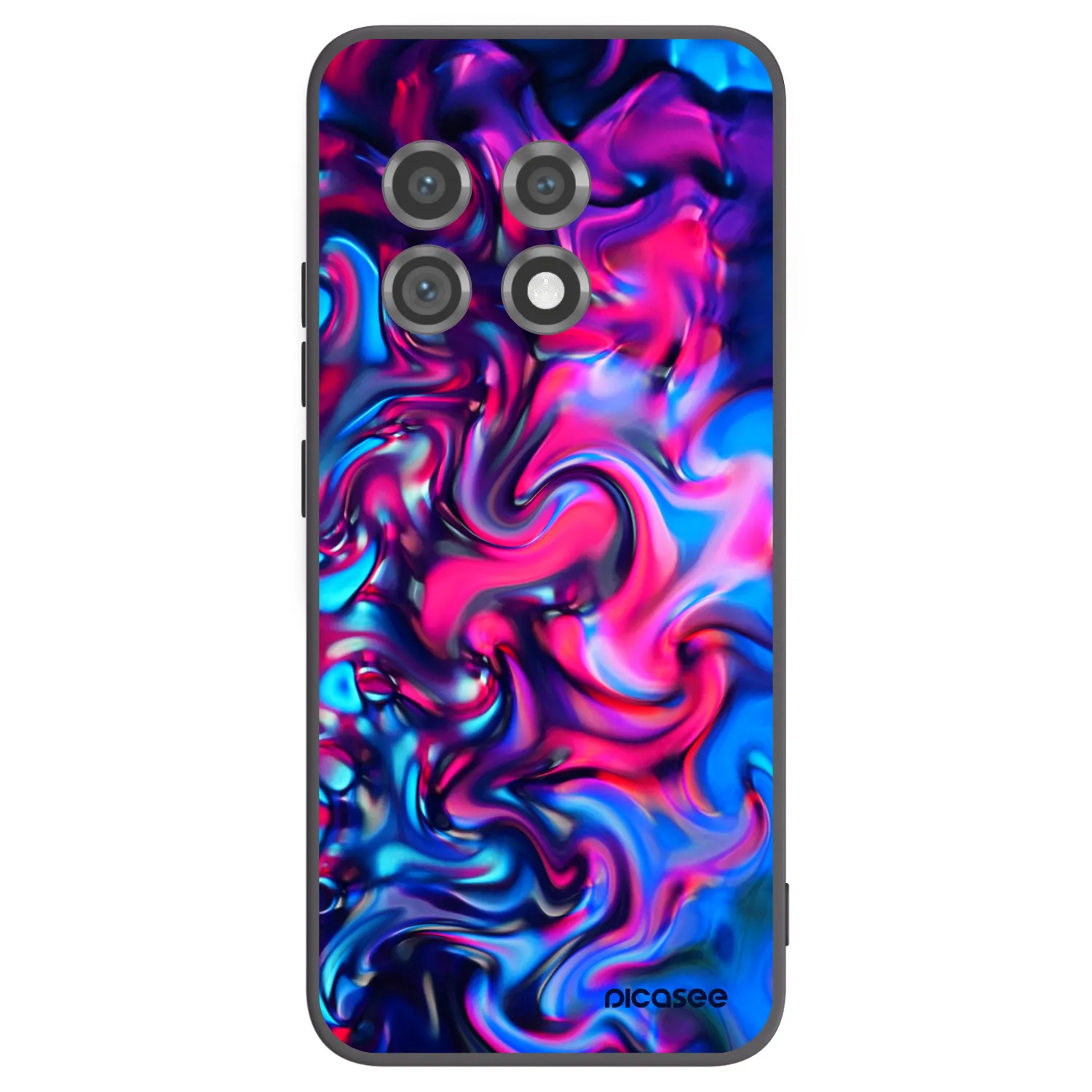 Picasee husă neagră din silicon pentru OnePlus 11 5G - Redlight