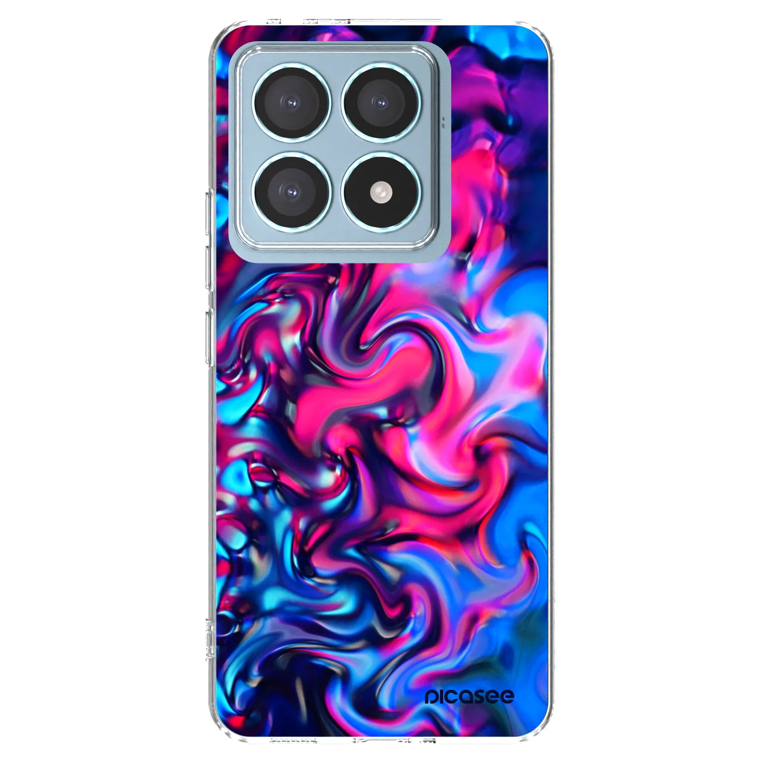 Picasee husă transparentă din silicon pentru Xiaomi 14T Pro - Redlight