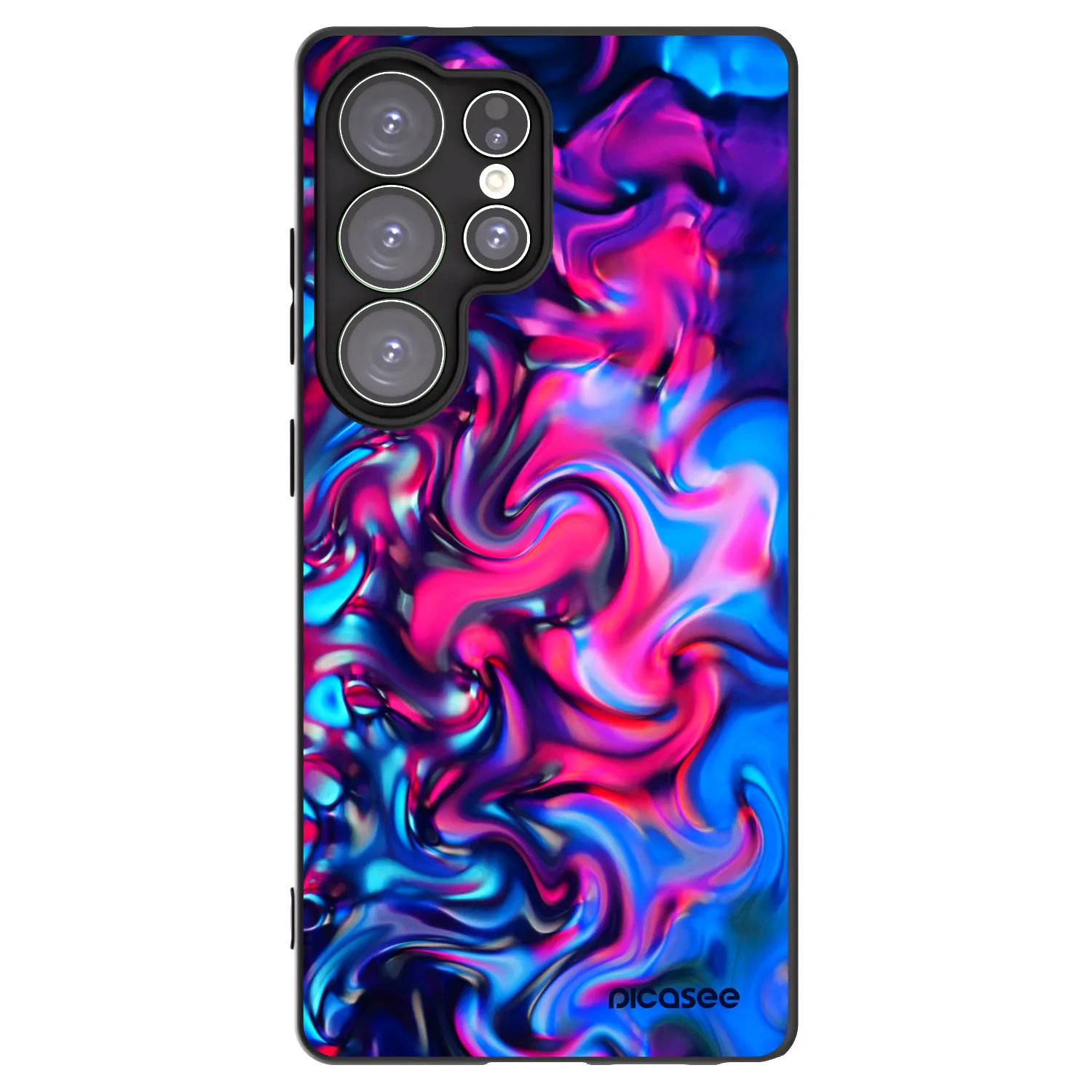 Picasee husă neagră din silicon pentru Samsung Galaxy S25 Ultra 5G - Redlight