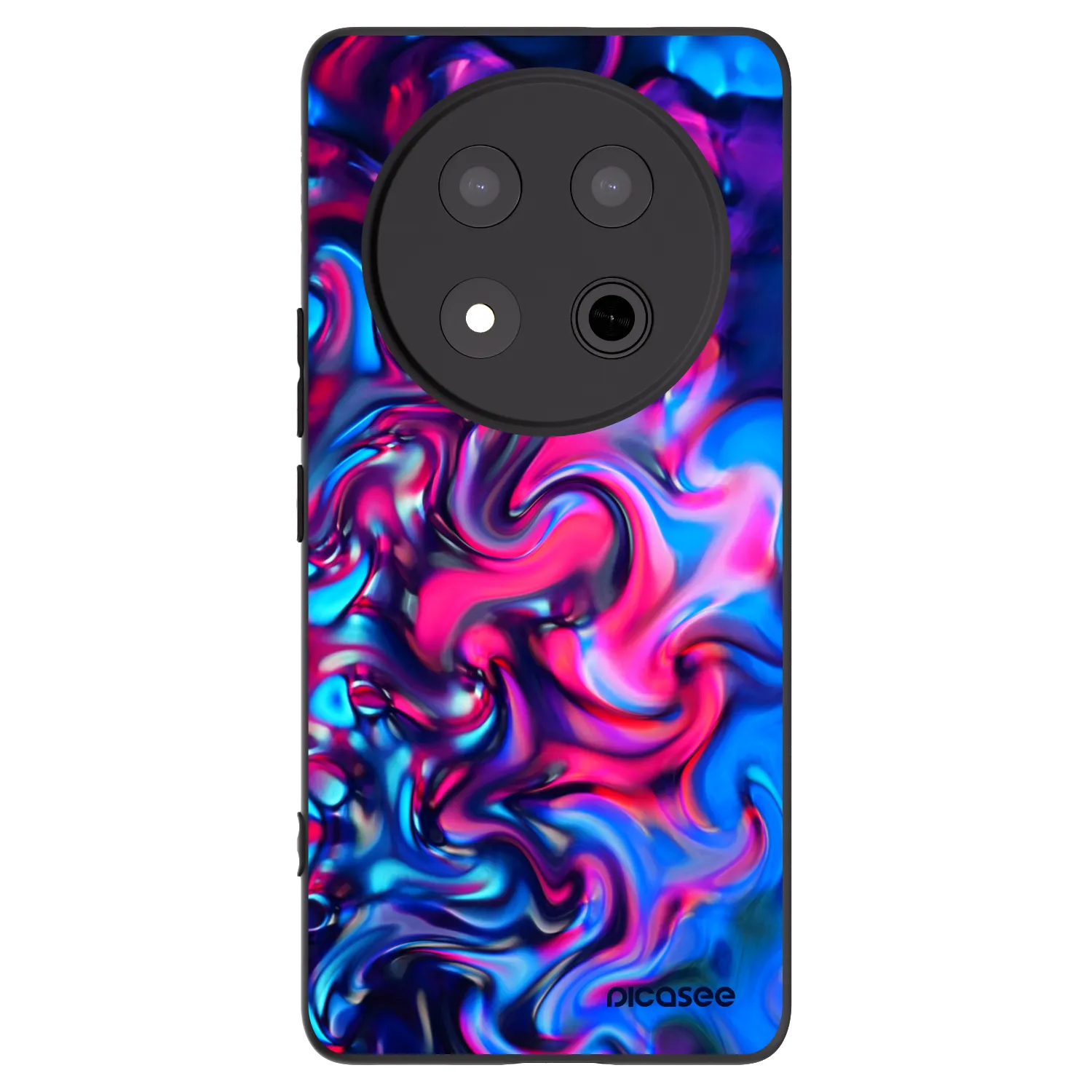 Picasee husă neagră din silicon pentru Honor Magic7 Lite 5G - Redlight