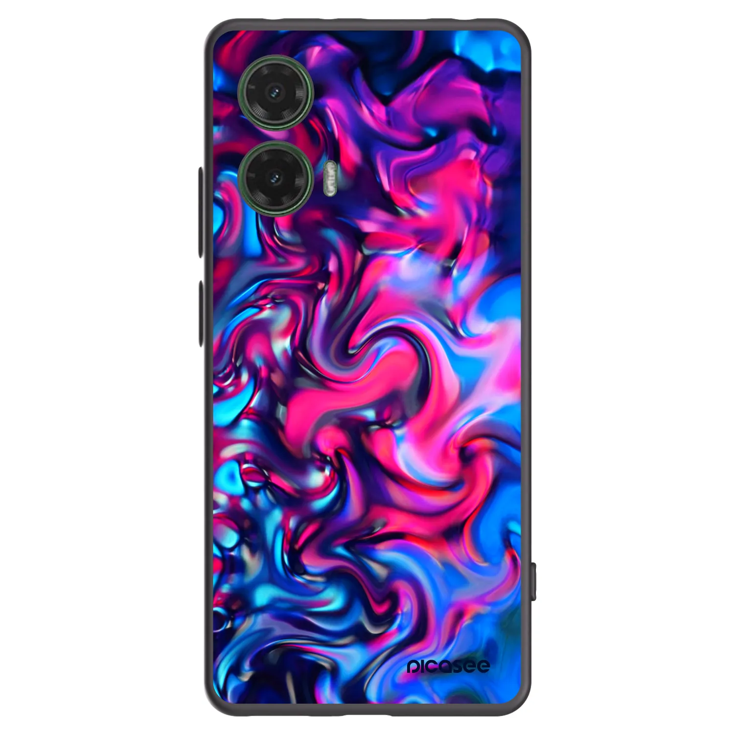 Picasee husă neagră din silicon pentru Motorola Moto G35 5G - Redlight