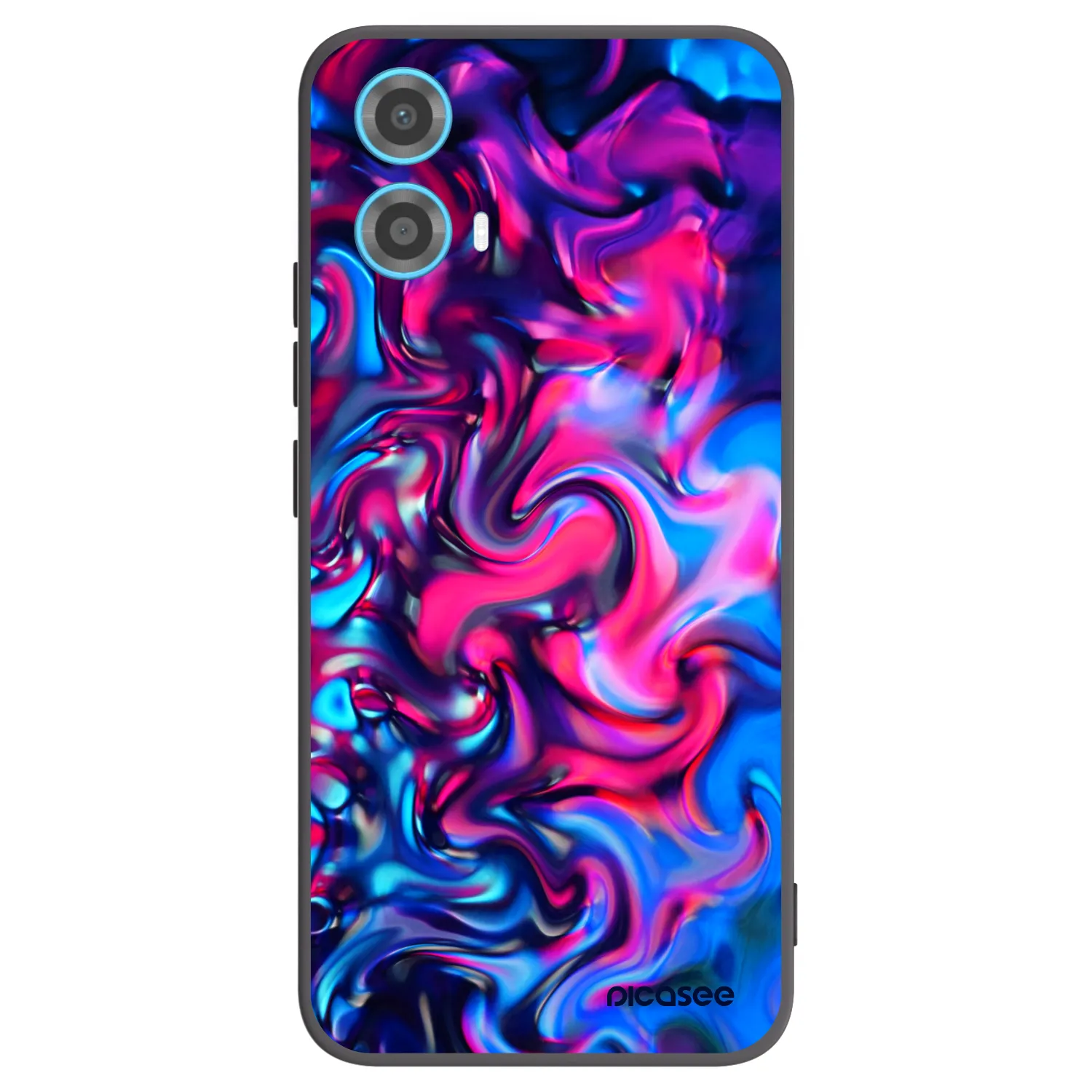 Picasee husă neagră din silicon pentru Motorola Moto G34 5G - Redlight