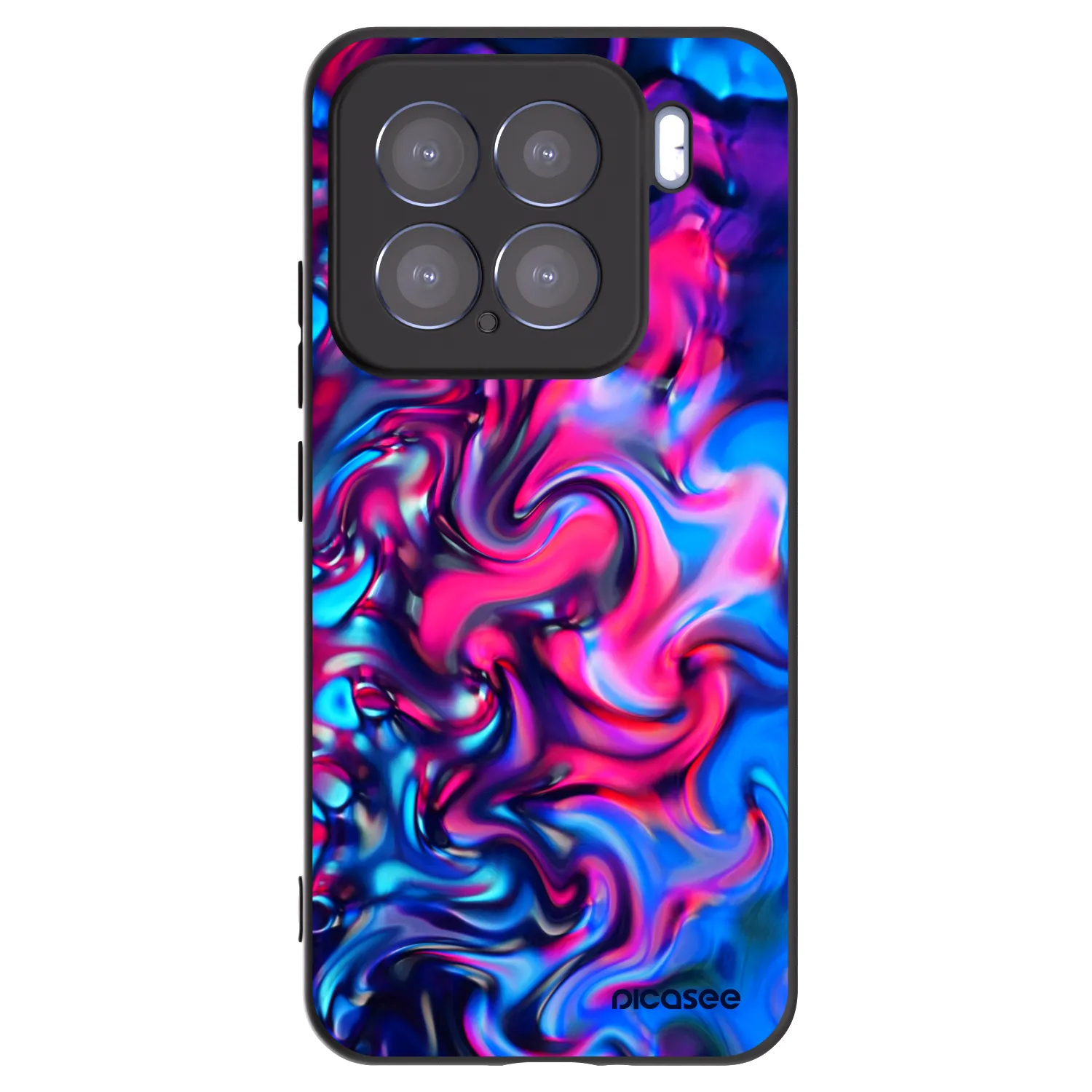 Picasee husă neagră din silicon pentru Xiaomi 15 - Redlight