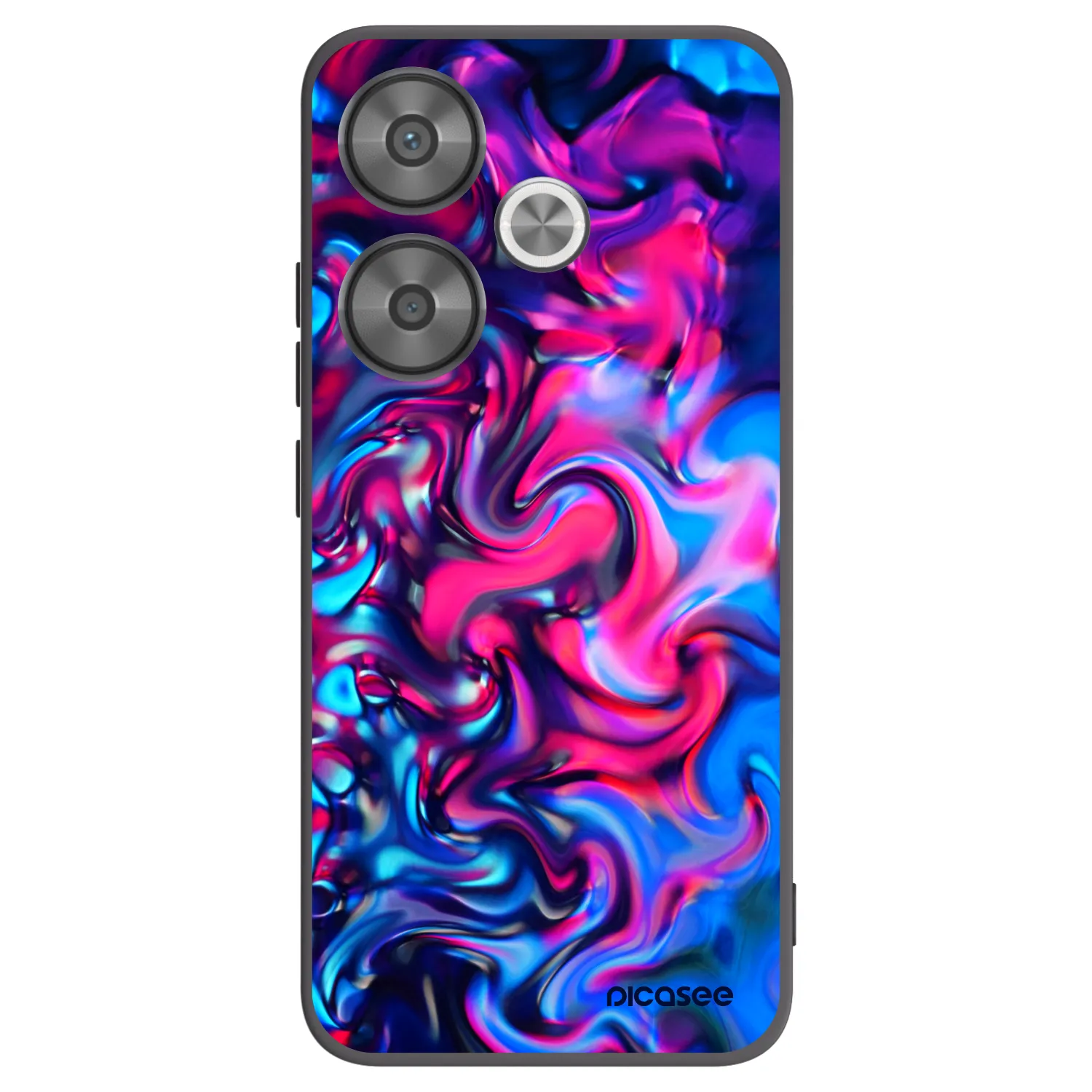 Picasee husă neagră din silicon pentru Xiaomi Poco F6 - Redlight