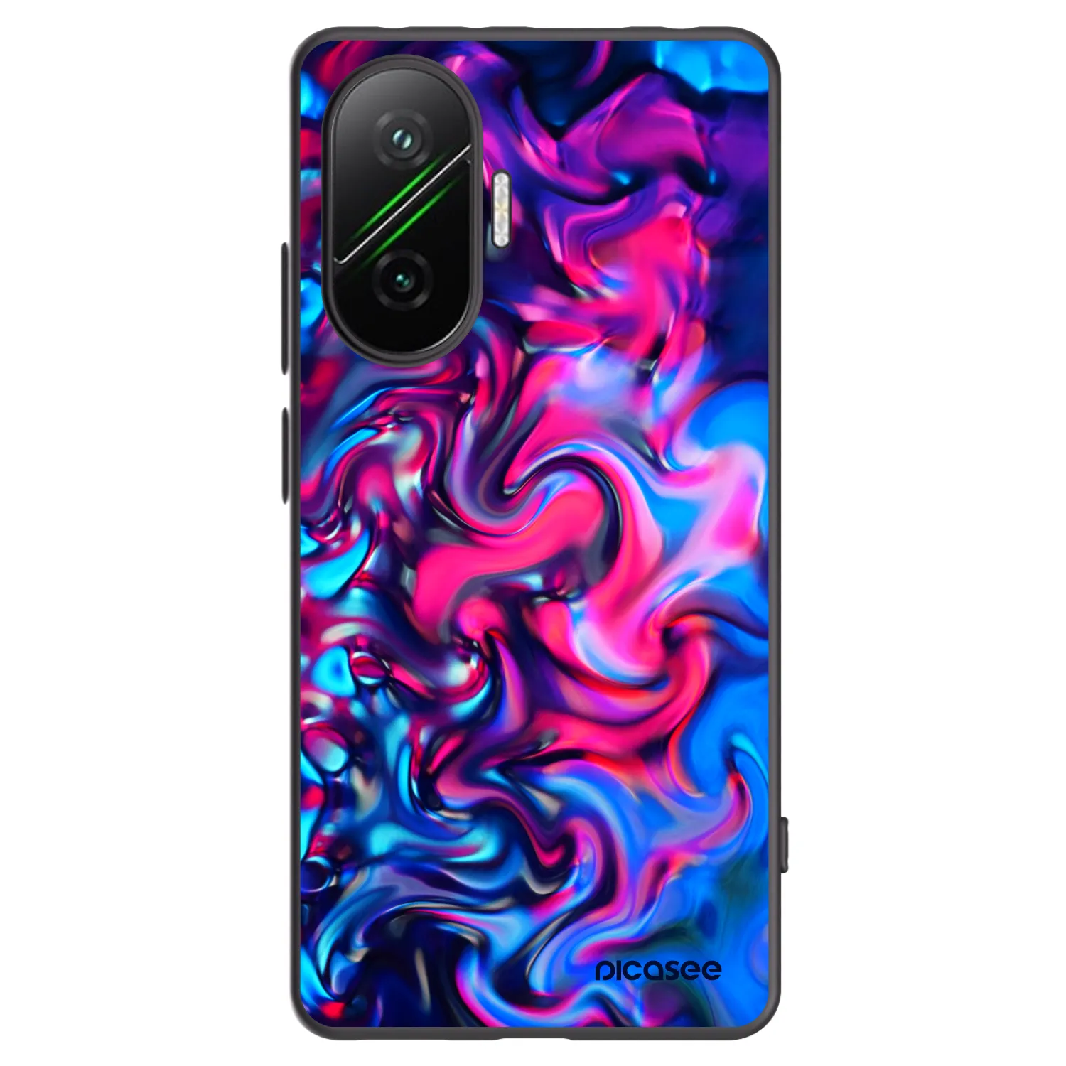 Picasee husă neagră din silicon pentru Xiaomi Poco F7 5G - Redlight