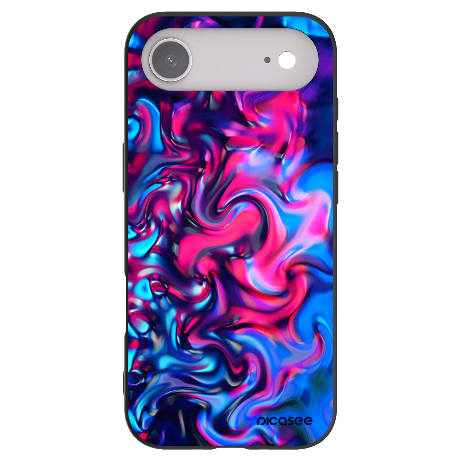 Picasee husă neagră din silicon pentru Apple iPhone Air - Redlight