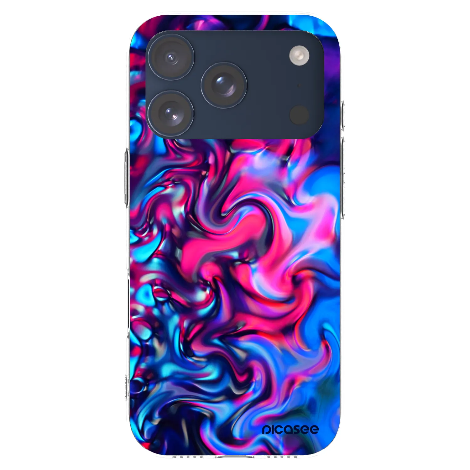 Picasee husă transparentă din silicon pentru Apple iPhone 17 Pro - Redlight