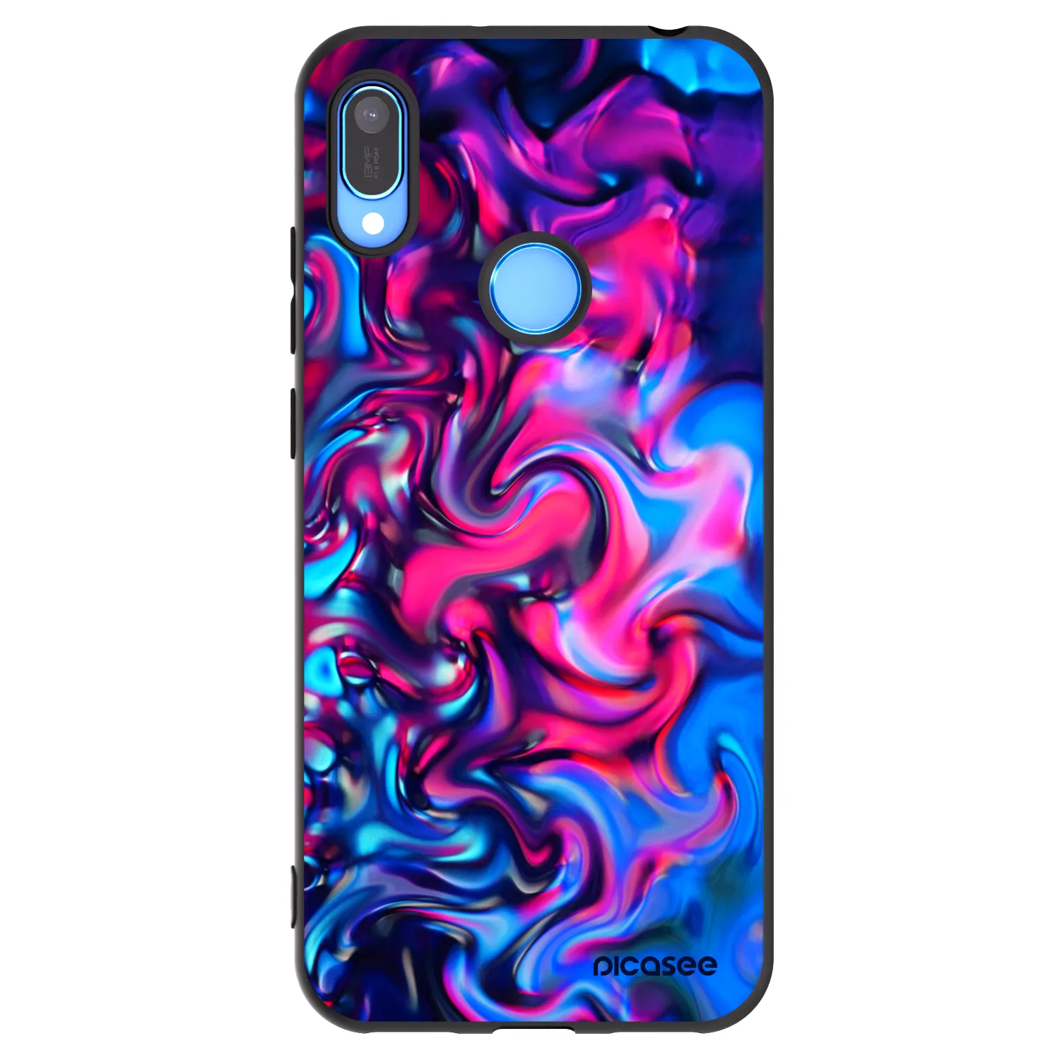 Picasee husă neagră din silicon pentru Huawei Y6 2019 - Redlight