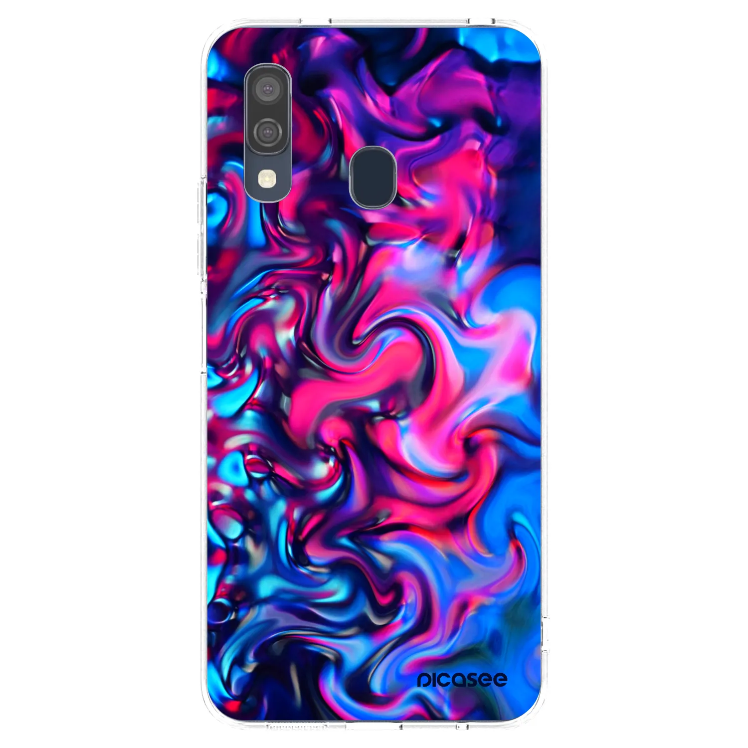 Picasee husă transparentă din silicon pentru Samsung Galaxy A40 A405F - Redlight