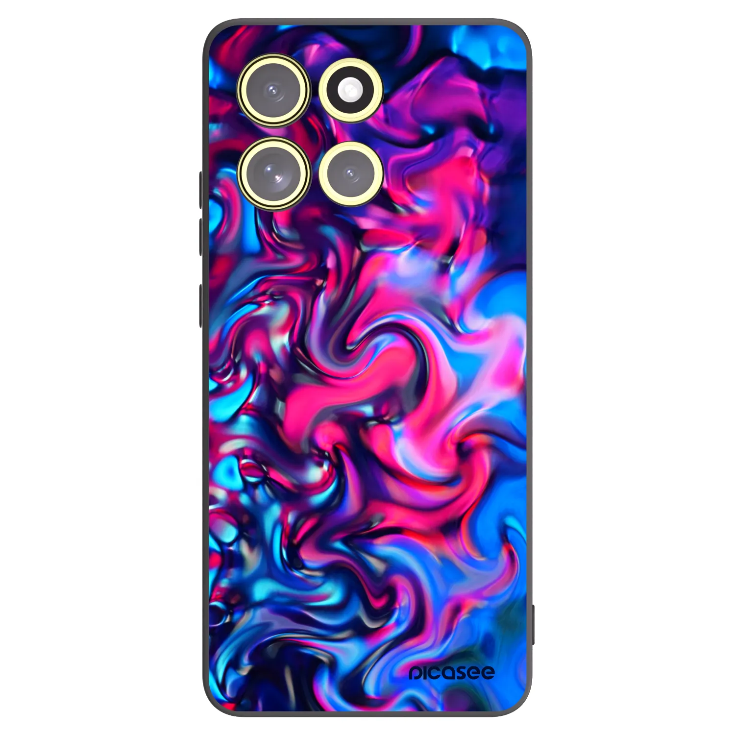 Picasee husă neagră din silicon pentru Motorola Moto G86 5G - Redlight