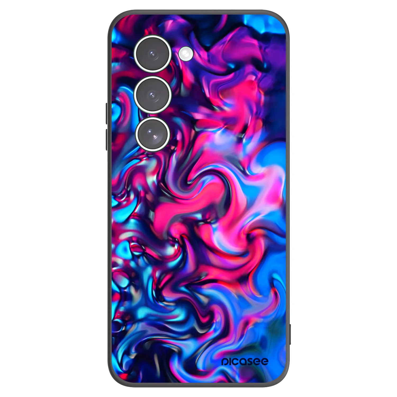 Picasee husă neagră din silicon pentru Xiaomi Redmi 15 5G - Redlight