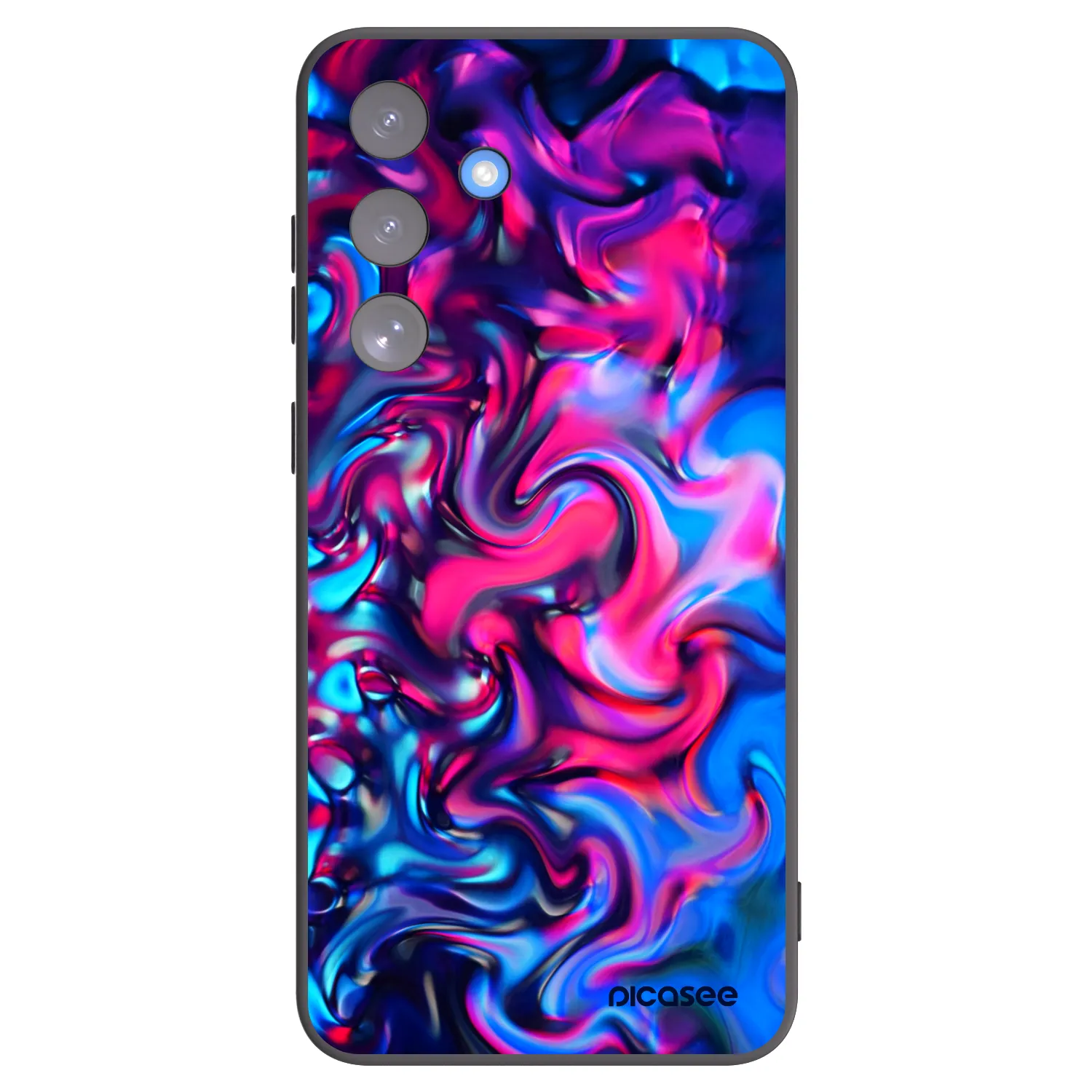 Picasee husă neagră din silicon pentru Samsung Galaxy S25 FE 5G - Redlight