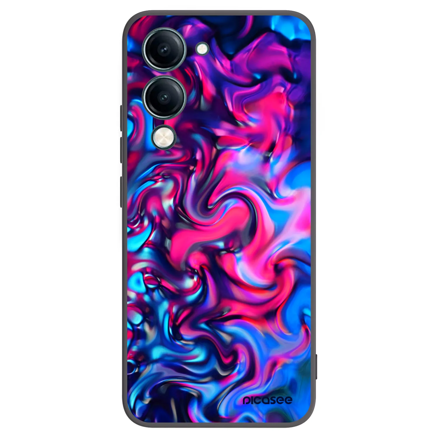 Picasee husă neagră din silicon pentru Vivo Y29s 5G - Redlight