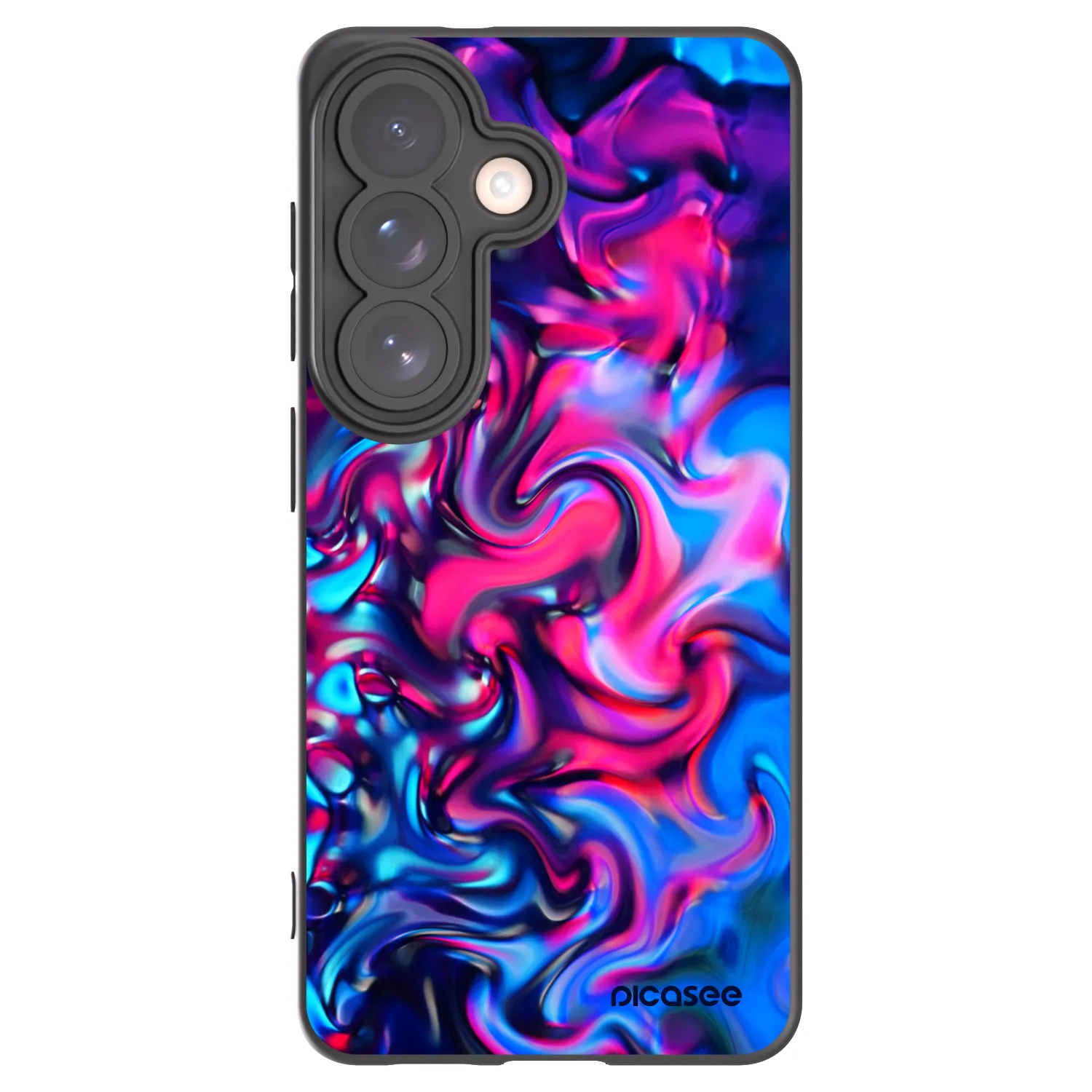 Picasee husă neagră din silicon pentru Samsung Galaxy S26 - Redlight