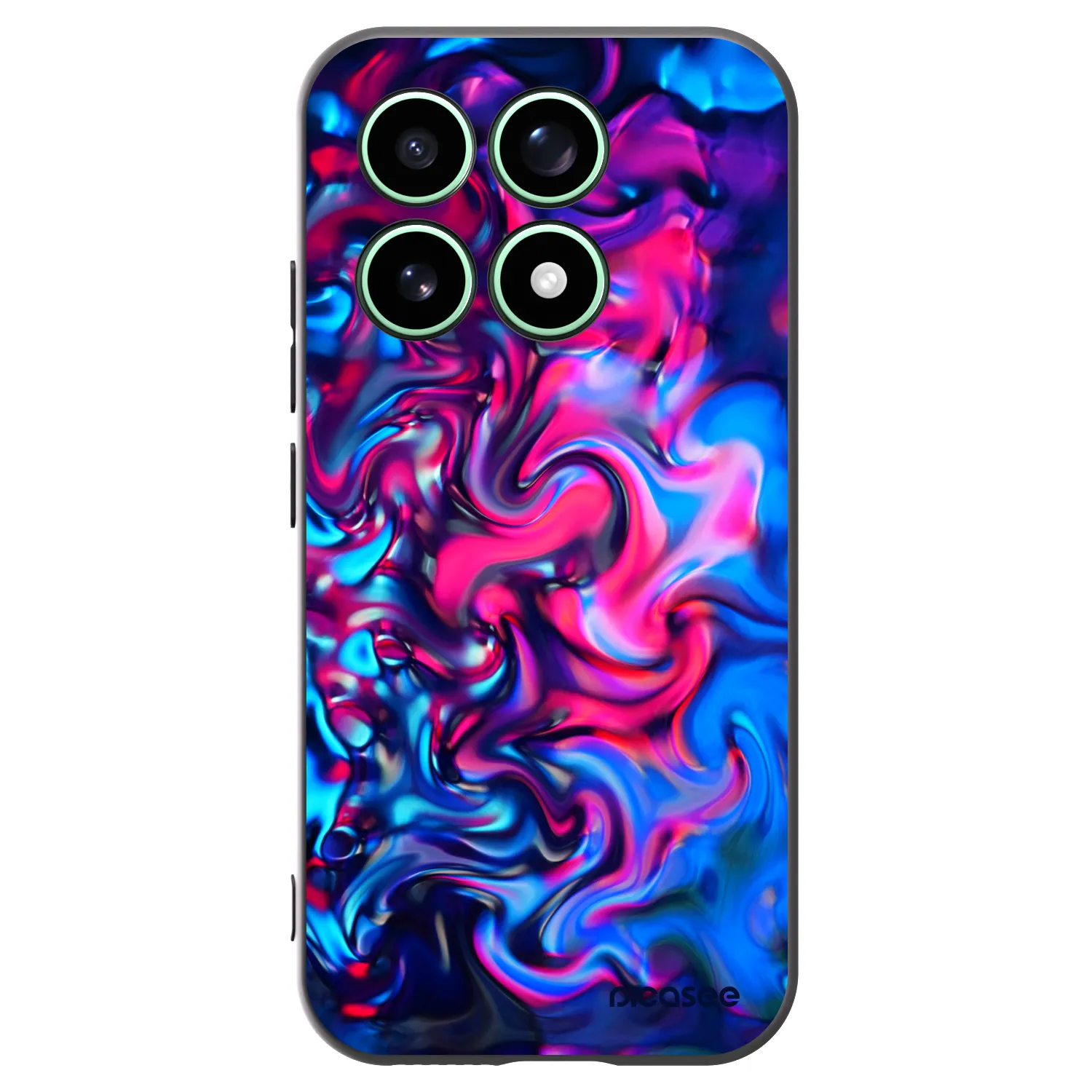 Picasee husă neagră din silicon pentru Xiaomi 17 - Redlight