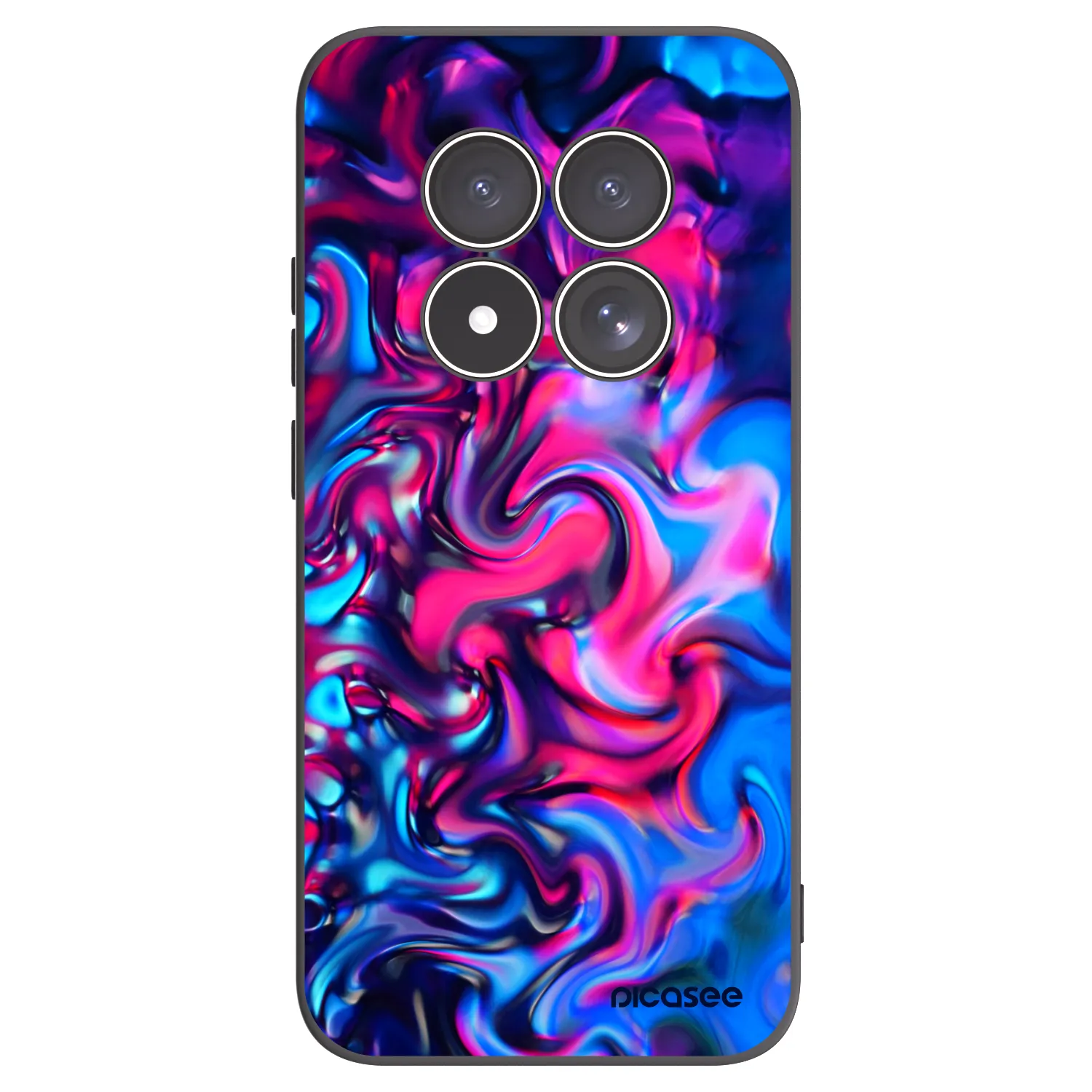 Picasee husă neagră din silicon pentru Xiaomi Redmi Note 15 Pro 5G - Redlight