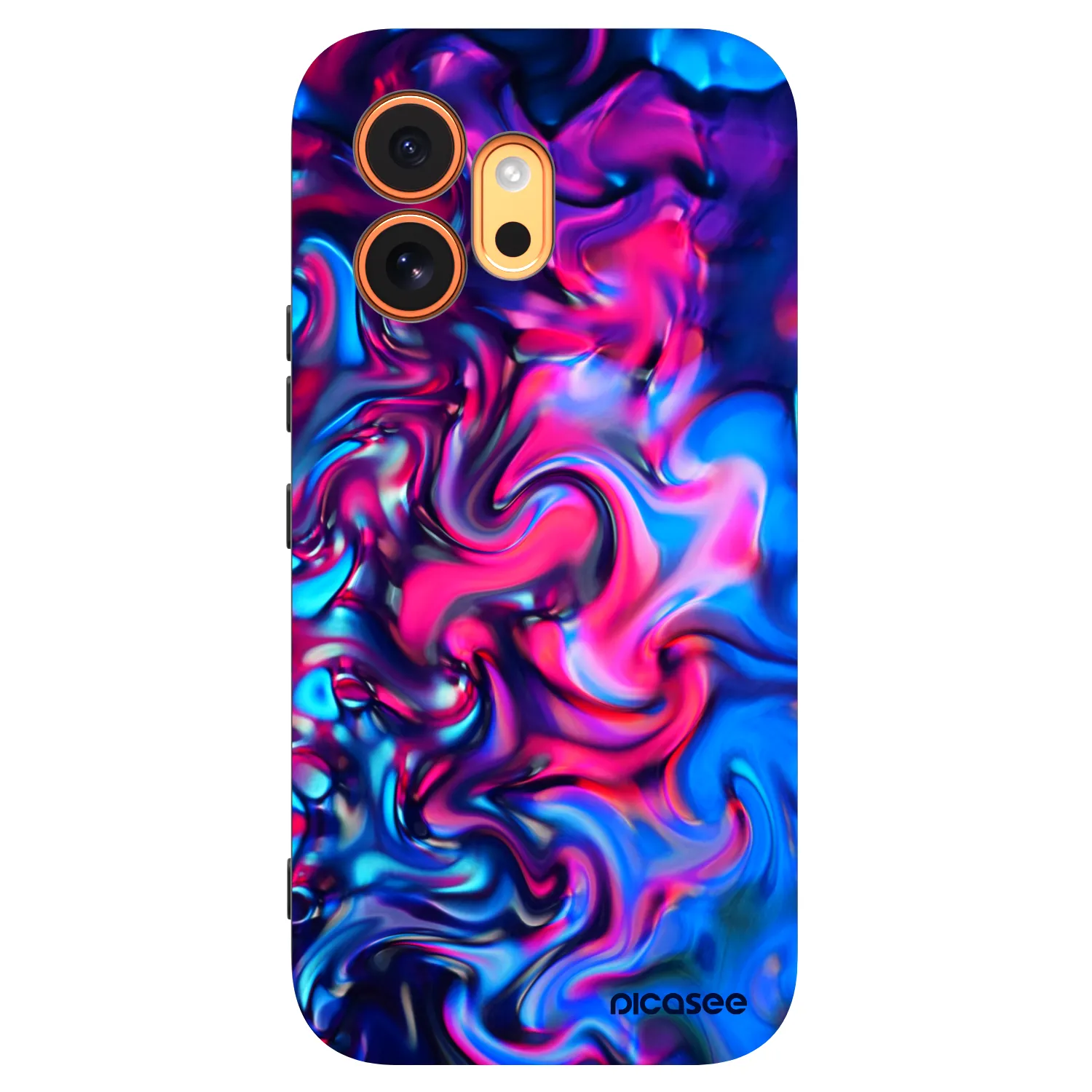 Picasee husă neagră din silicon pentru Honor 600 - Redlight