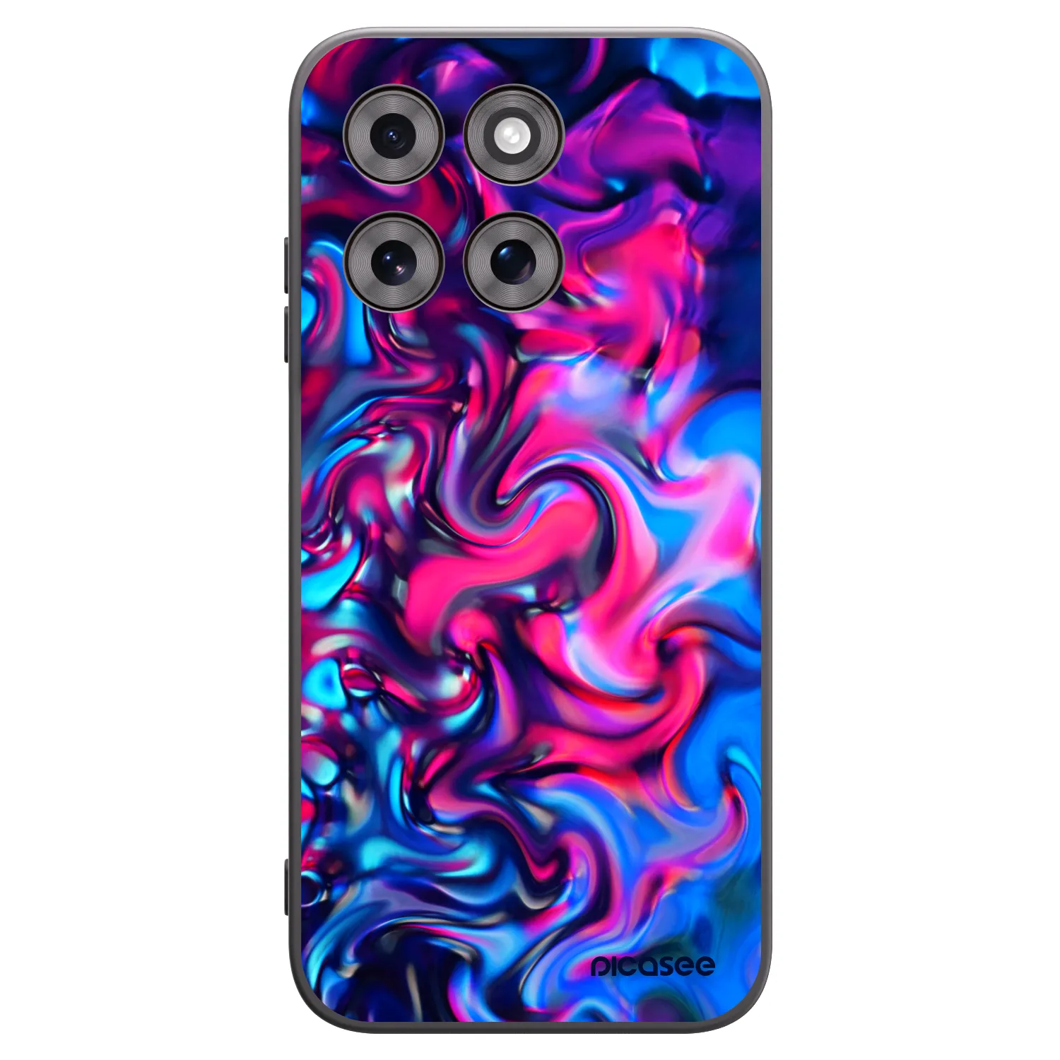 Picasee husă neagră din silicon pentru Motorola Moto G77 - Redlight