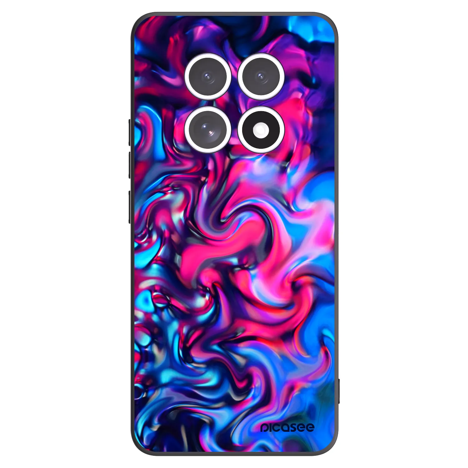 Picasee husă neagră din silicon pentru Xiaomi Redmi Note 15 5G - Redlight