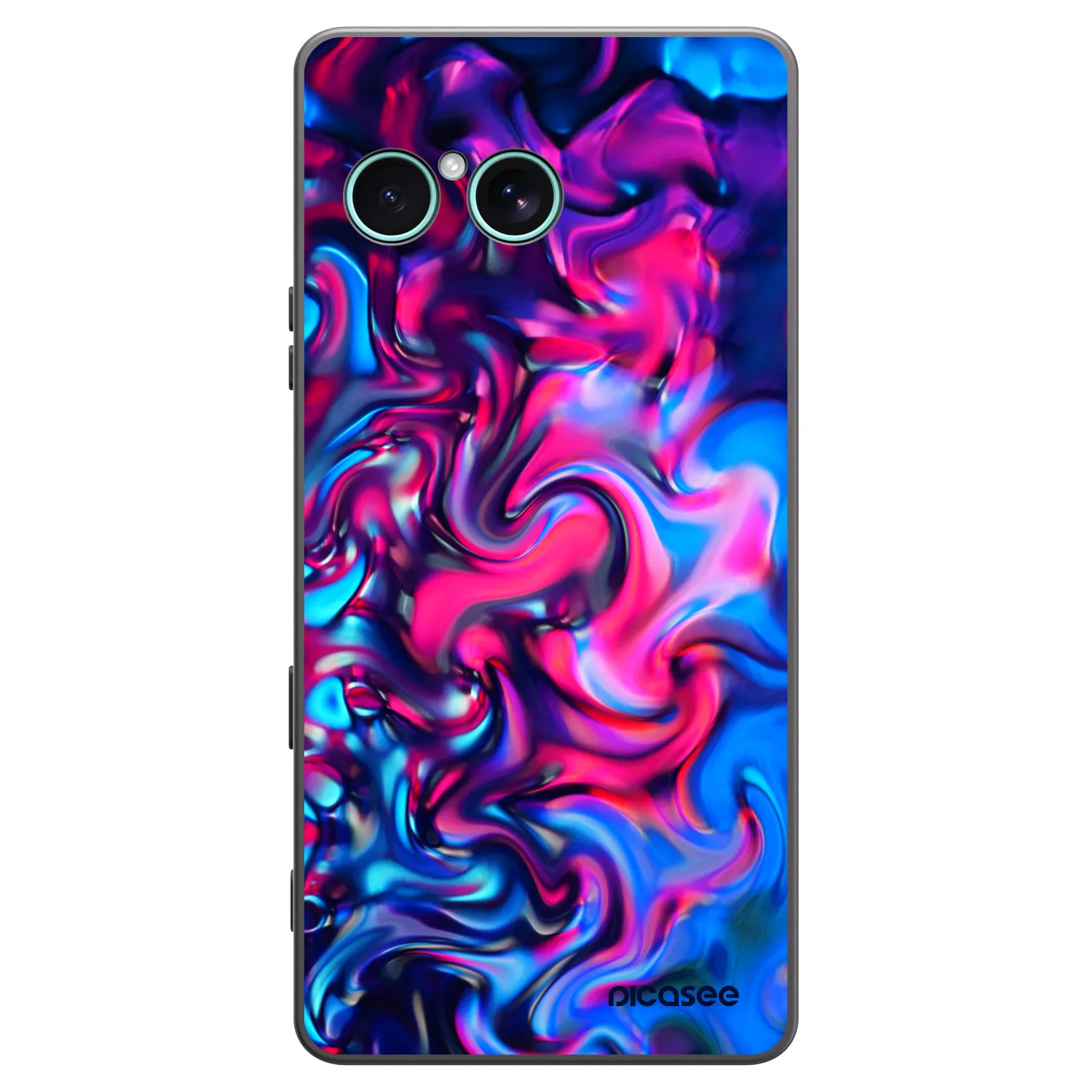 Picasee husă neagră din silicon pentru Sony Xperia 10 VII - Redlight