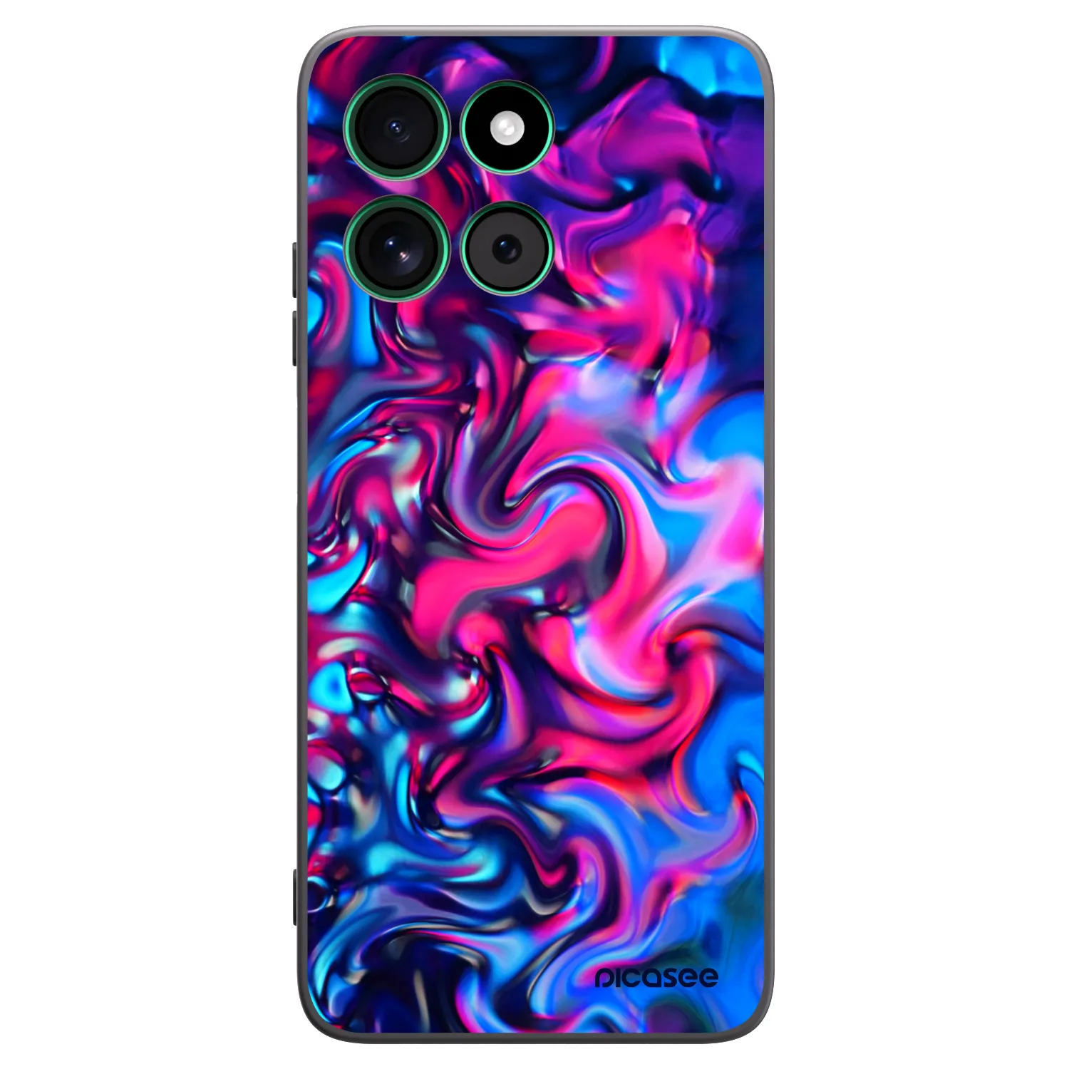 Picasee husă neagră din silicon pentru Motorola Moto G57 Power - Redlight