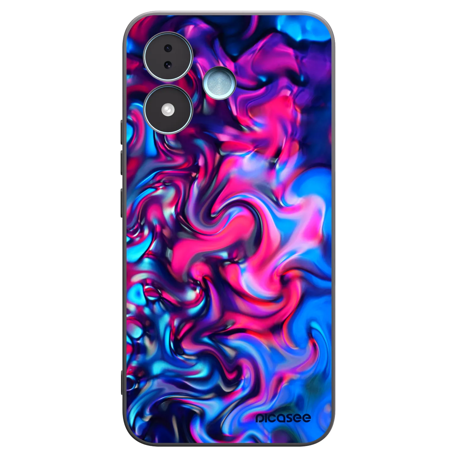 Picasee husă neagră din silicon pentru Xiaomi Redmi Note 17 5G - Redlight