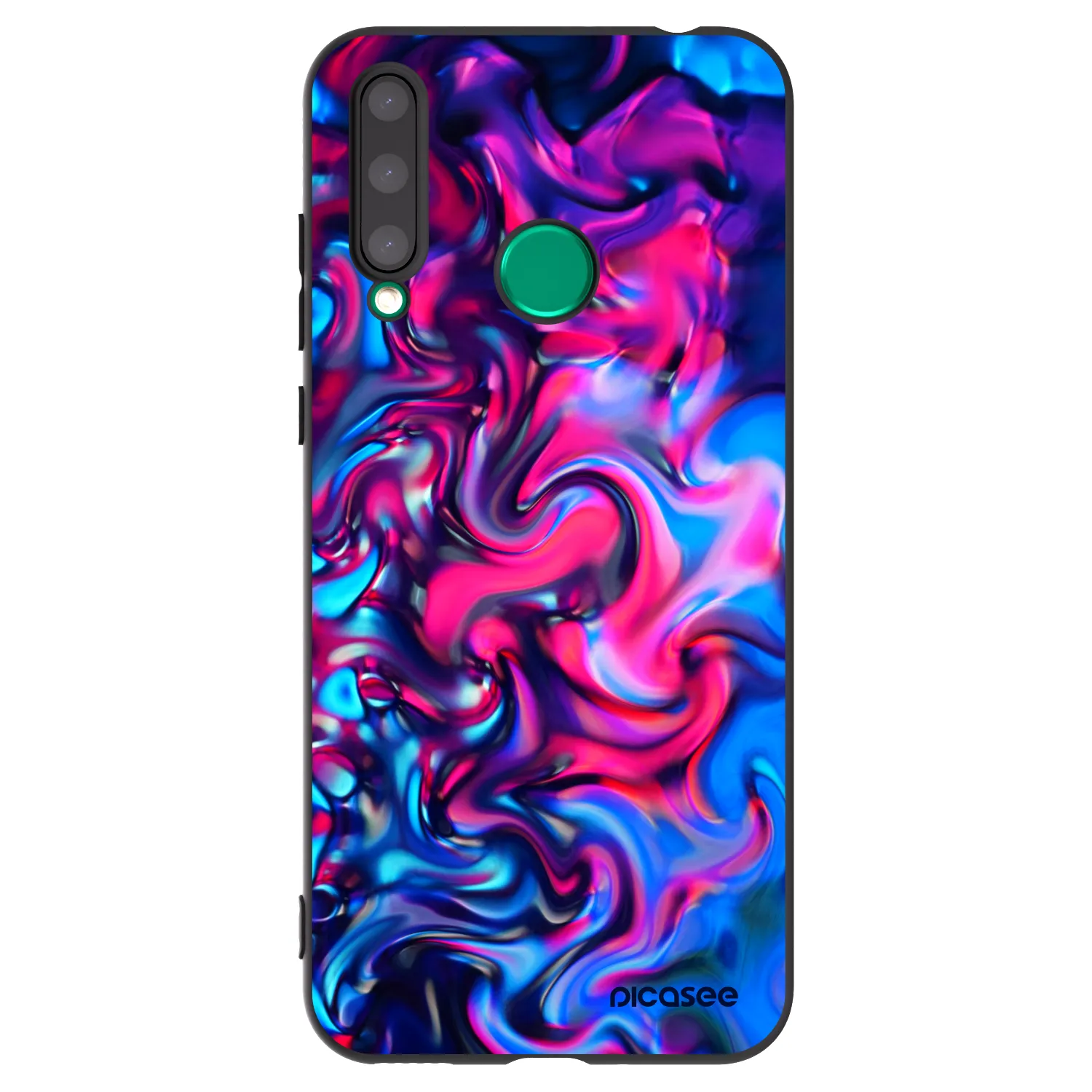 Picasee husă neagră din silicon pentru Honor 20 Lite - Redlight