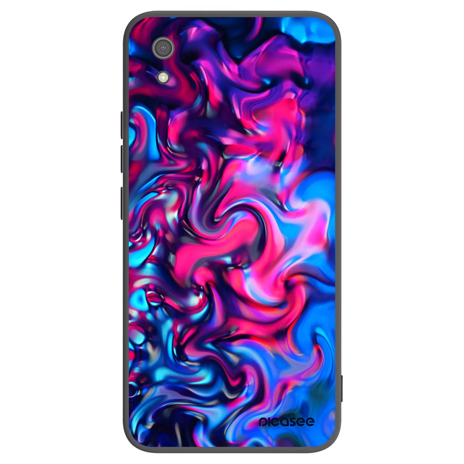 Picasee husă neagră din silicon pentru Xiaomi Redmi 7A - Redlight