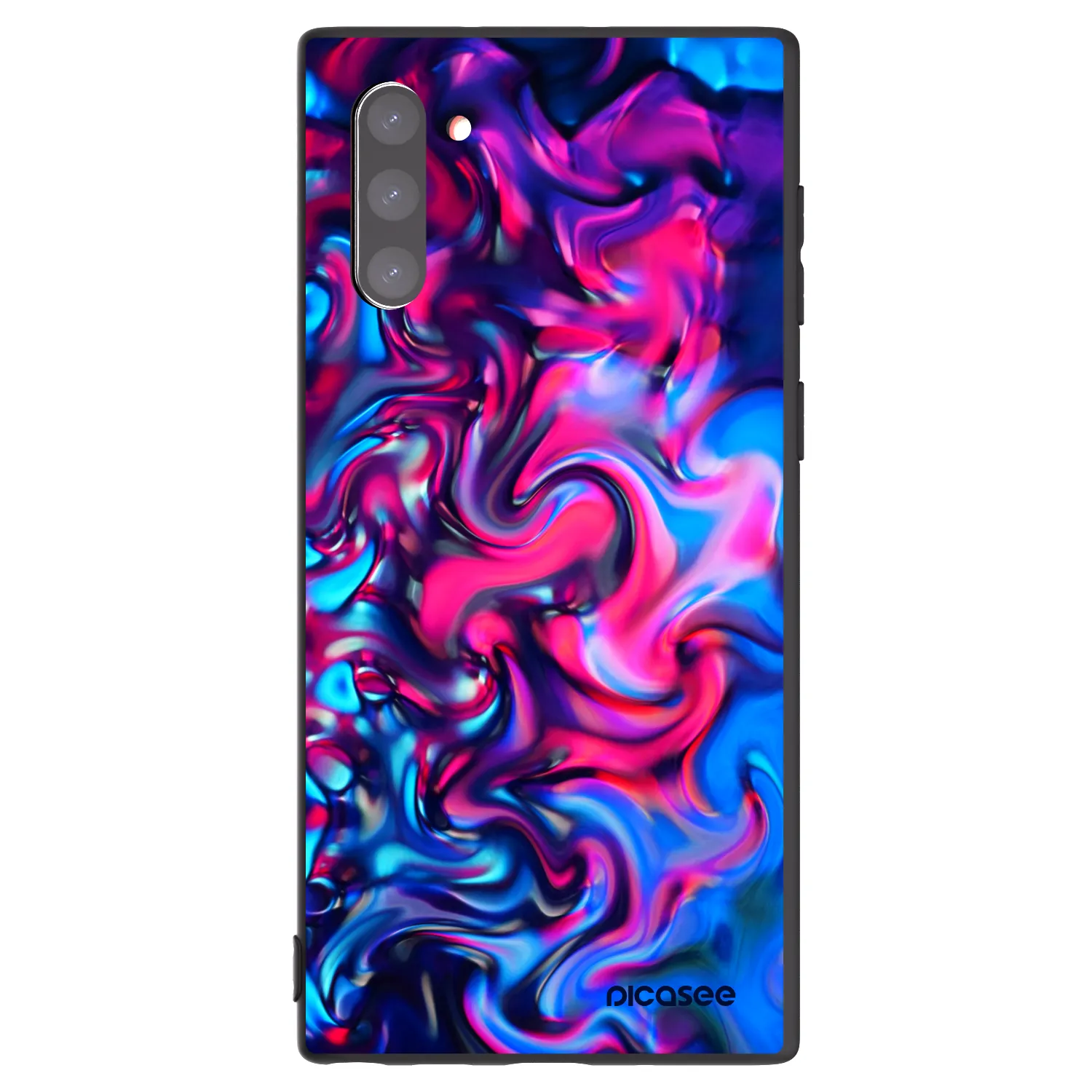 Picasee husă neagră din silicon pentru Samsung Galaxy Note 10 N970F - Redlight