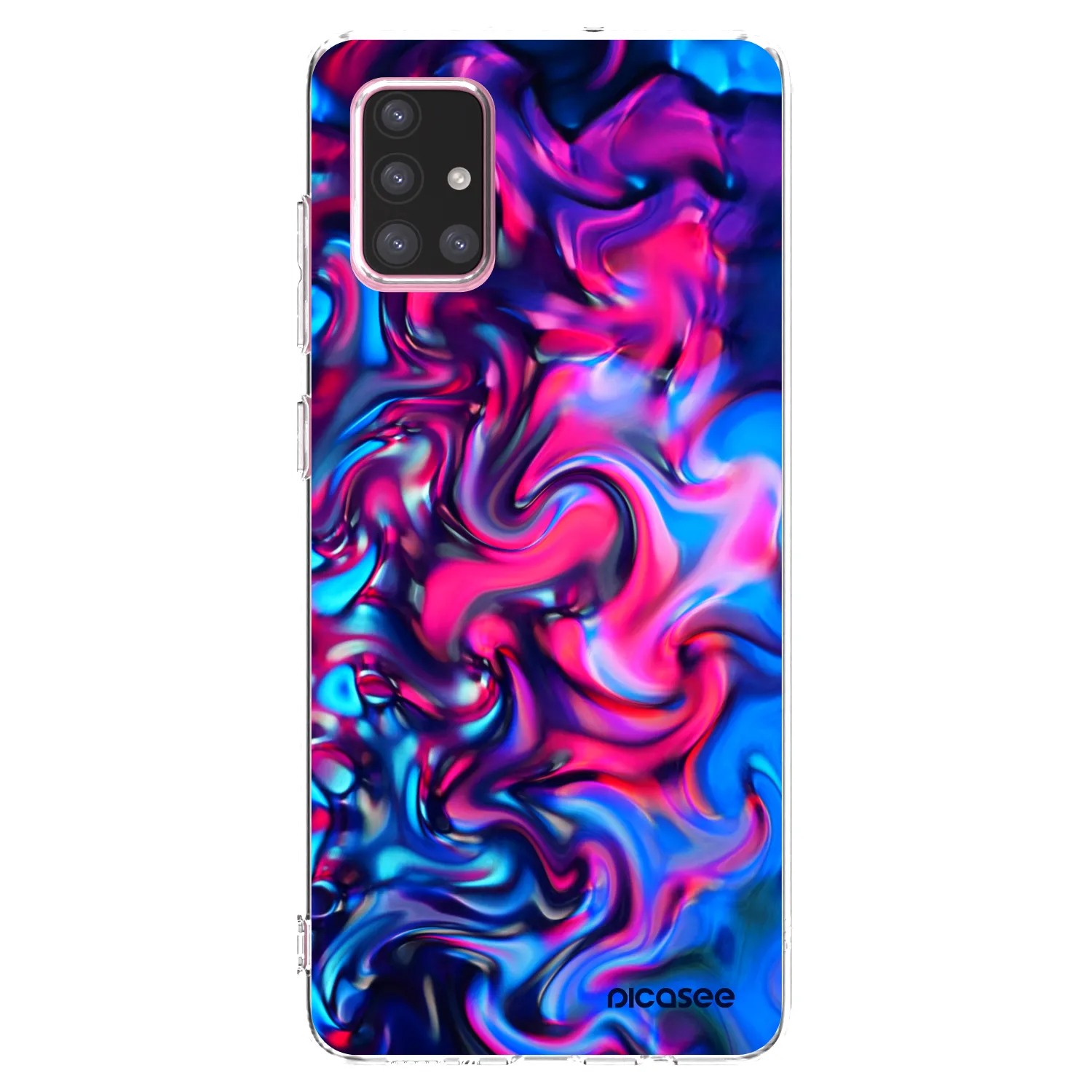 Picasee husă transparentă din silicon pentru Samsung Galaxy A71 A715F - Redlight