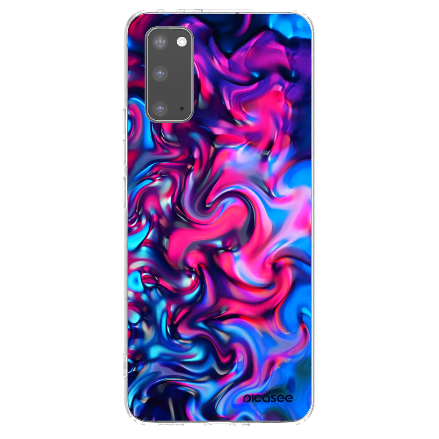 Picasee husă transparentă din silicon pentru Samsung Galaxy S20 G980F - Redlight