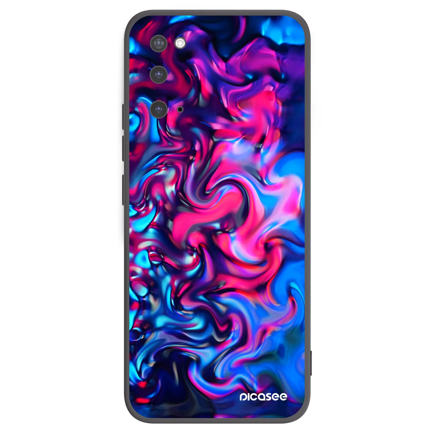 Picasee husă neagră din silicon pentru Samsung Galaxy S20 G980F - Redlight