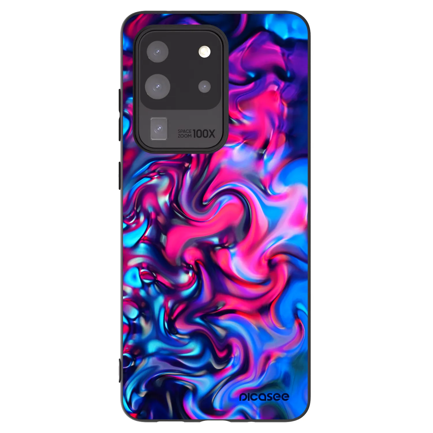 Picasee husă neagră din silicon pentru Samsung Galaxy S20 Ultra 5G G988F - Redlight