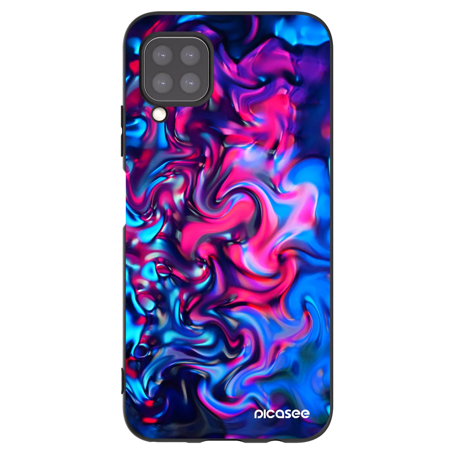 Picasee husă neagră din silicon pentru Huawei P40 Lite - Redlight