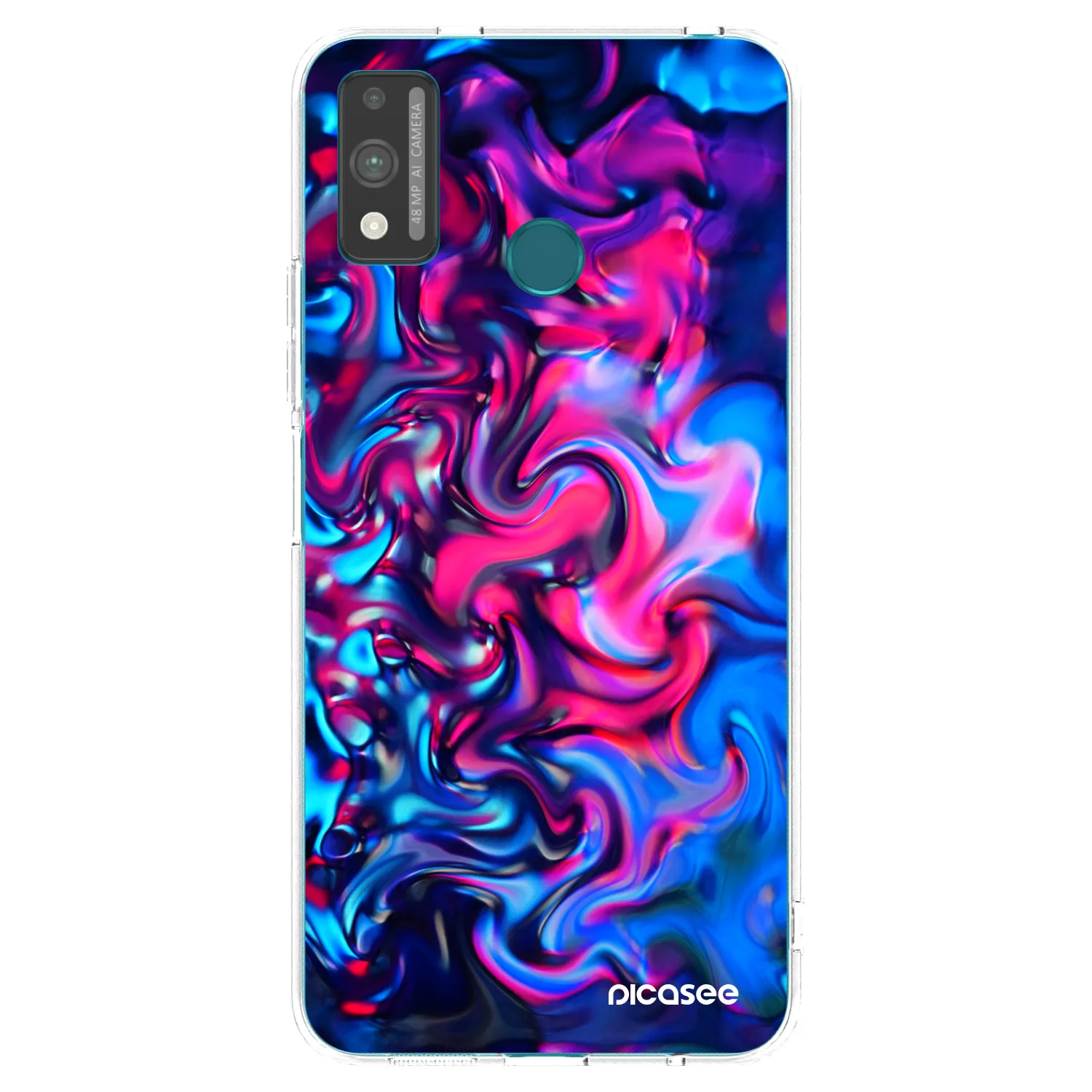 Picasee husă transparentă din silicon pentru Honor 9X Lite - Redlight
