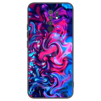 Picasee husă neagră din silicon pentru Xiaomi Redmi 9 - Redlight